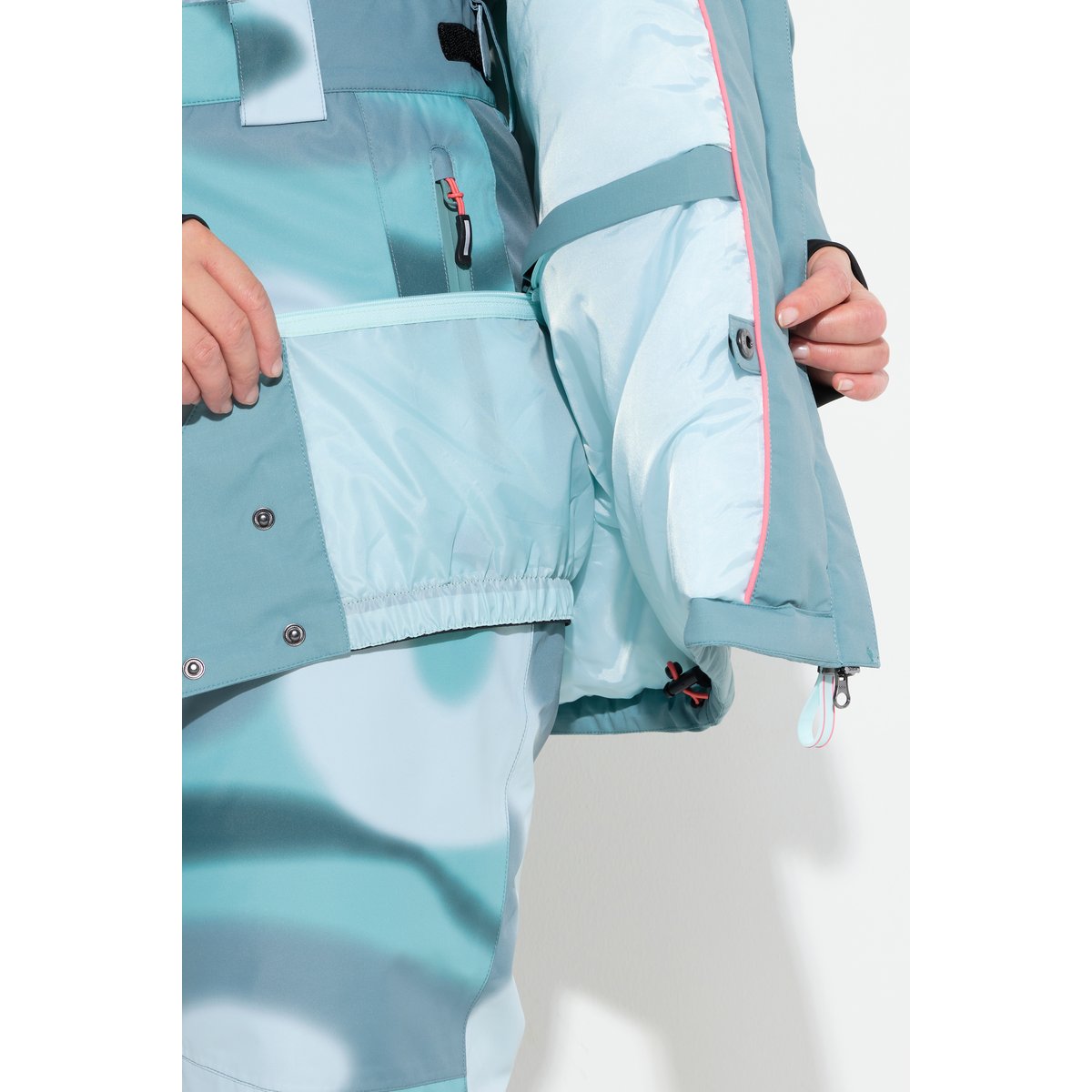 Veste technique HYPRAR imperméable vert glacier, ULLA POPKEN