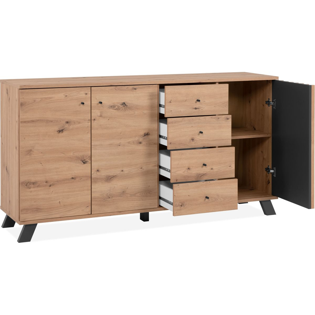 Buffet effet chêne - FLAVIA chêne, HOMIFAB