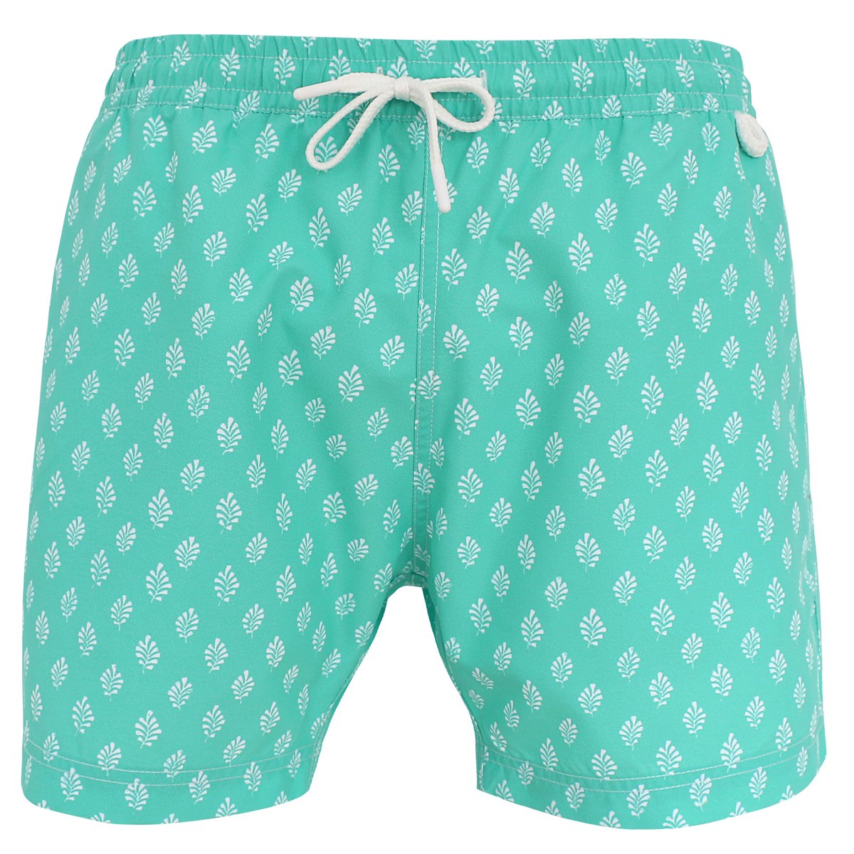 Short de bain MONTAUK 2457 ferns vert, LES LOULOUS DE LA PLAGE