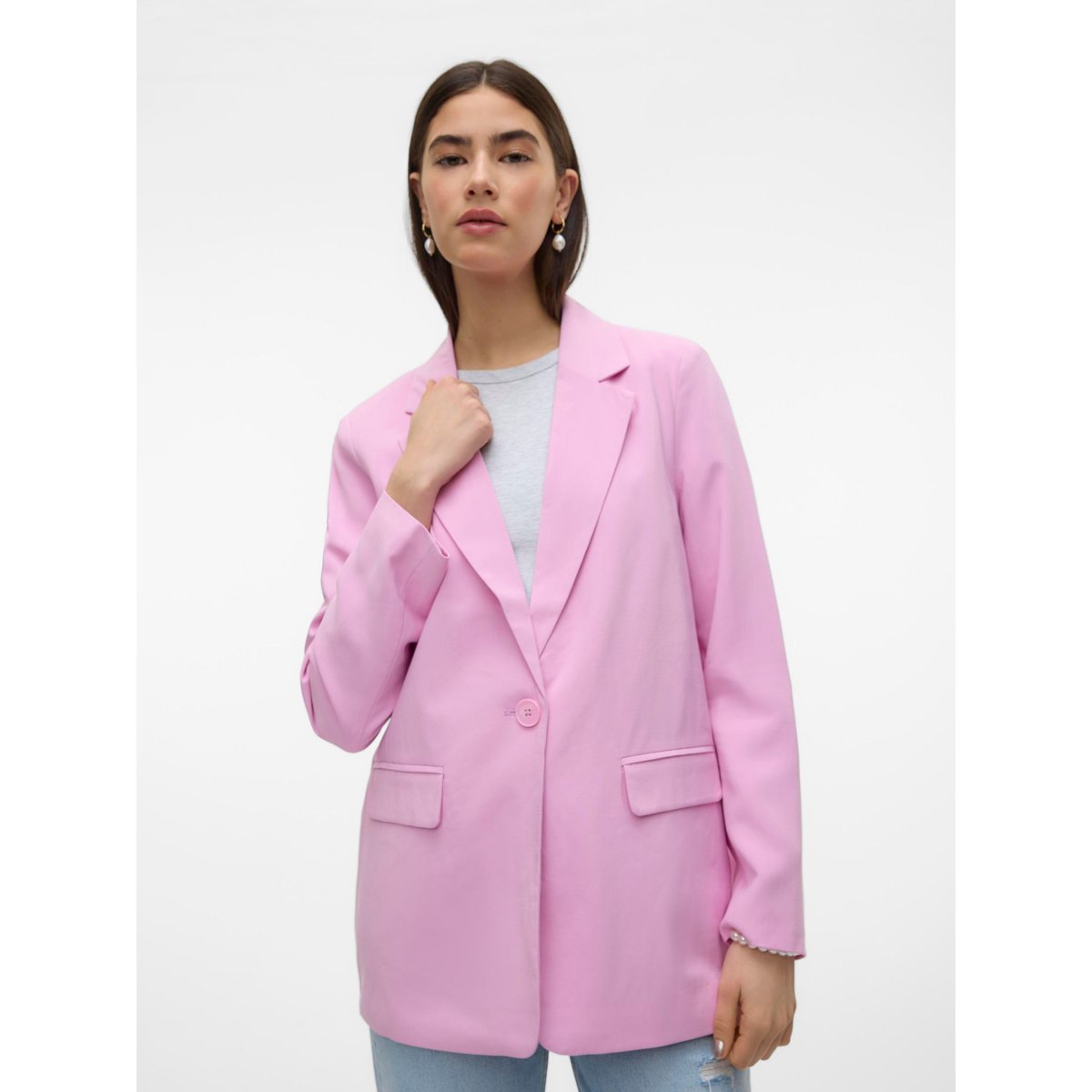 Blazer Croisé pastel lavender, VERO MODA