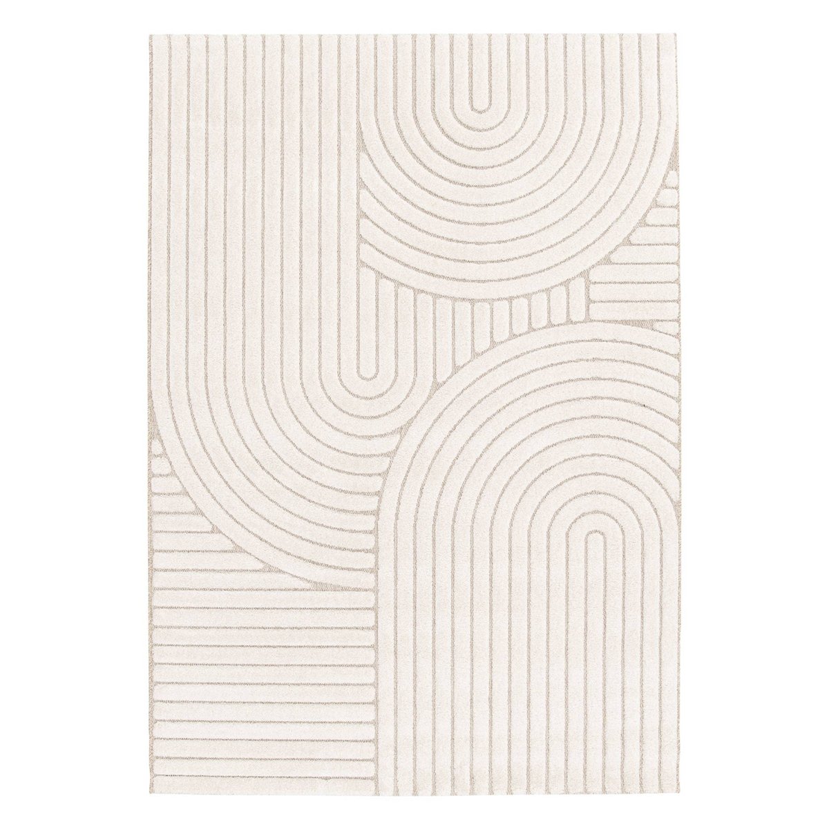 Tapis intérieur rectangulaire moderne ARCHIE beige, SWEEEK