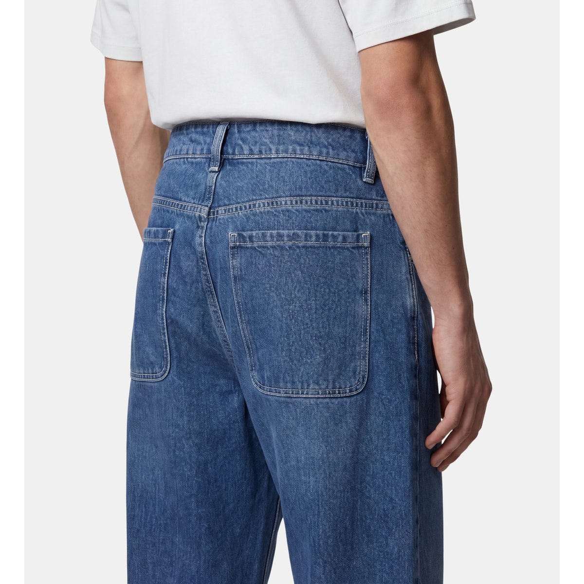 Jean carpenter tanim coton denim bleu jean, GALERIES LAFAYETTE