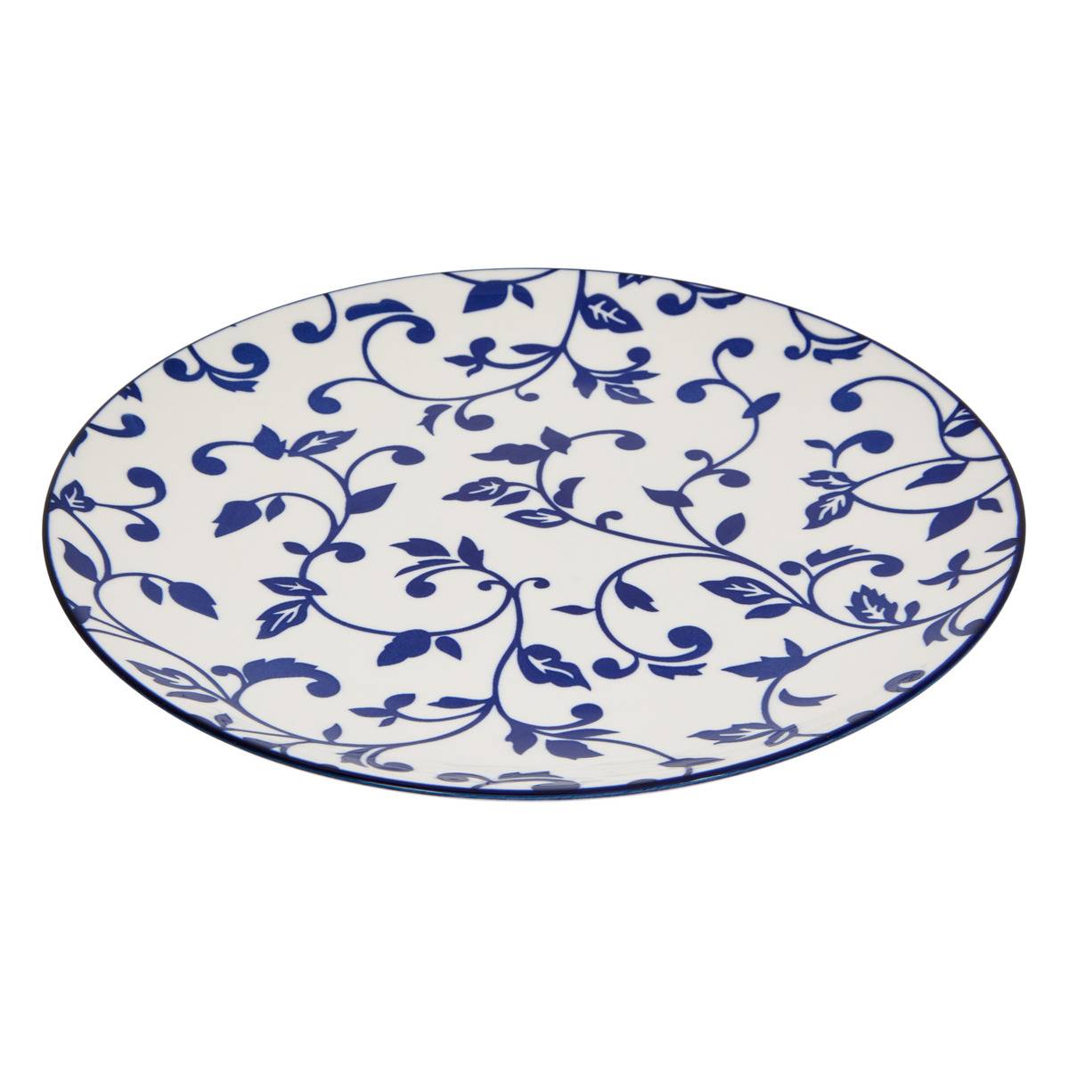 Service de table 12 pièces en porcelaine MIZU bleu encre, ATMOSPHERA