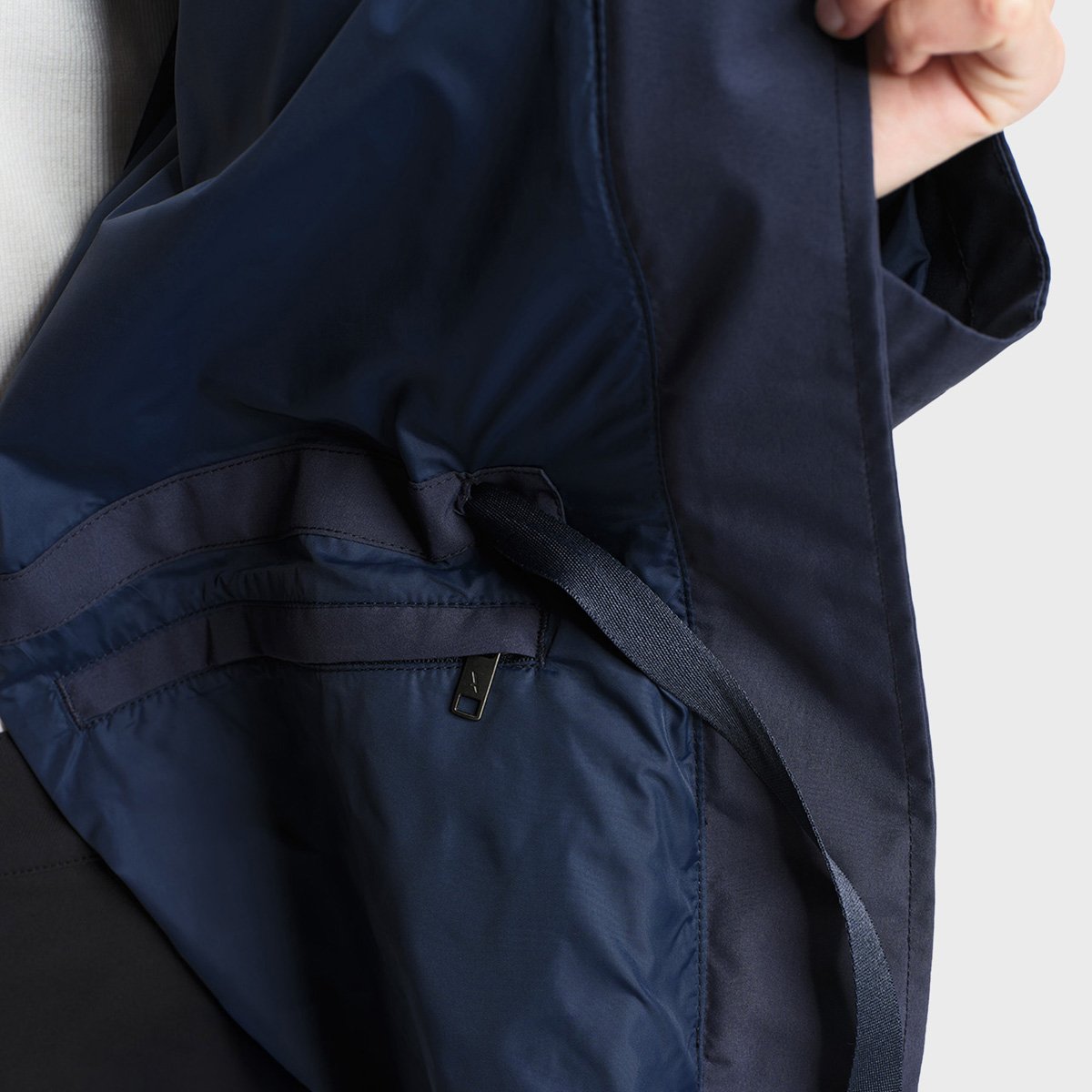 Parka courte imperméable MTD bleu marine, AIGLE