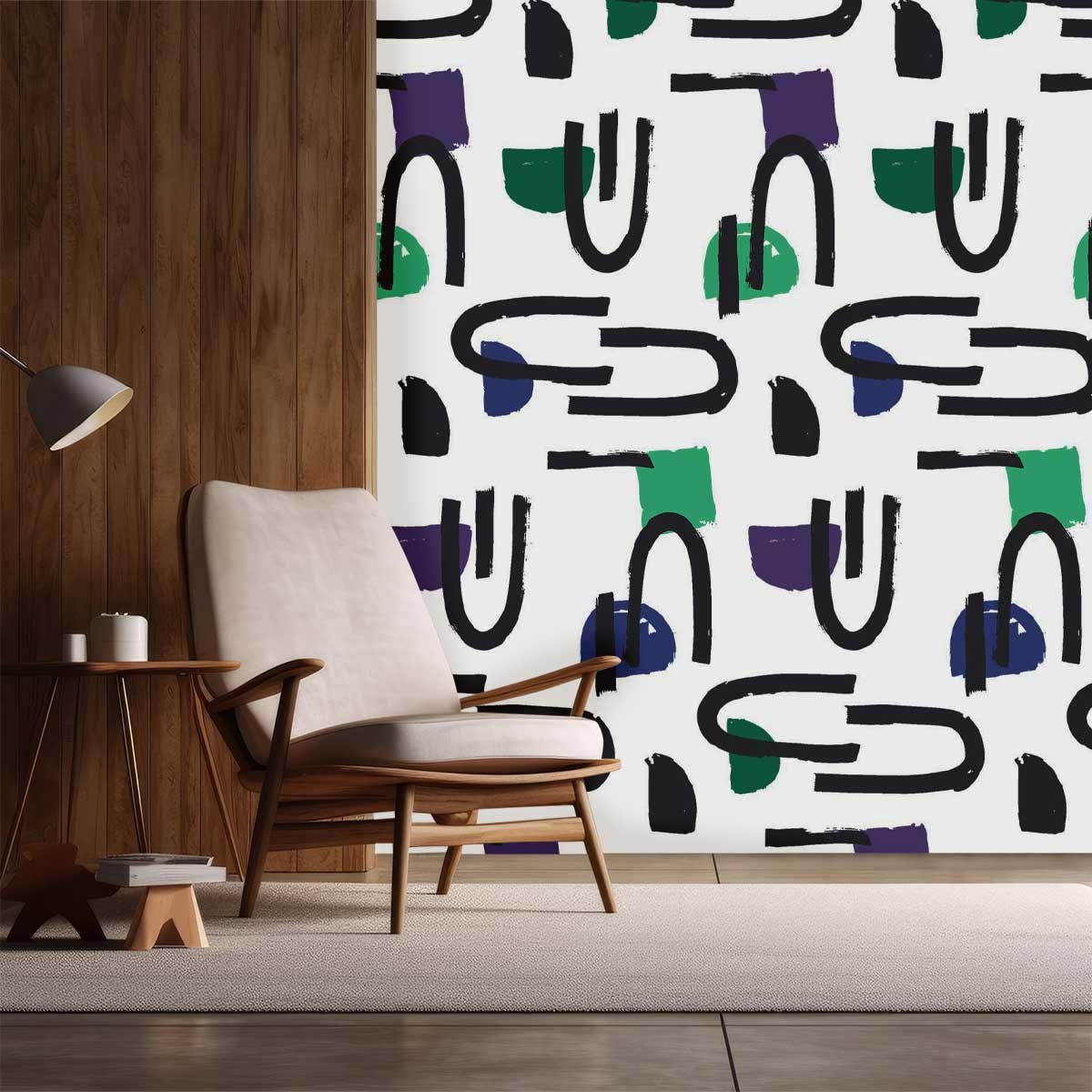 Papier peint trombone grafik intissé, HEXOA
