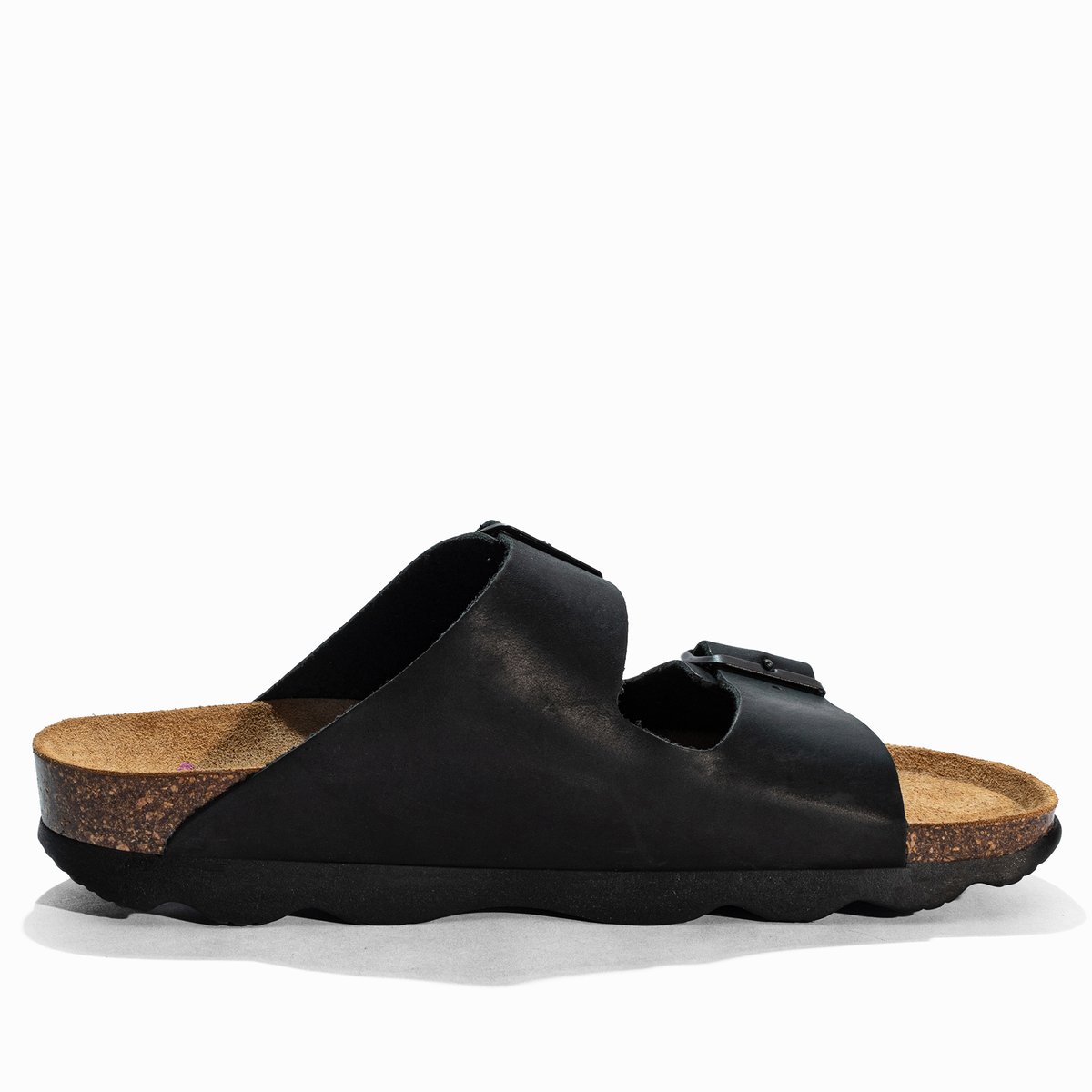 Sandales en cuir ATLAS noir, BAYTON