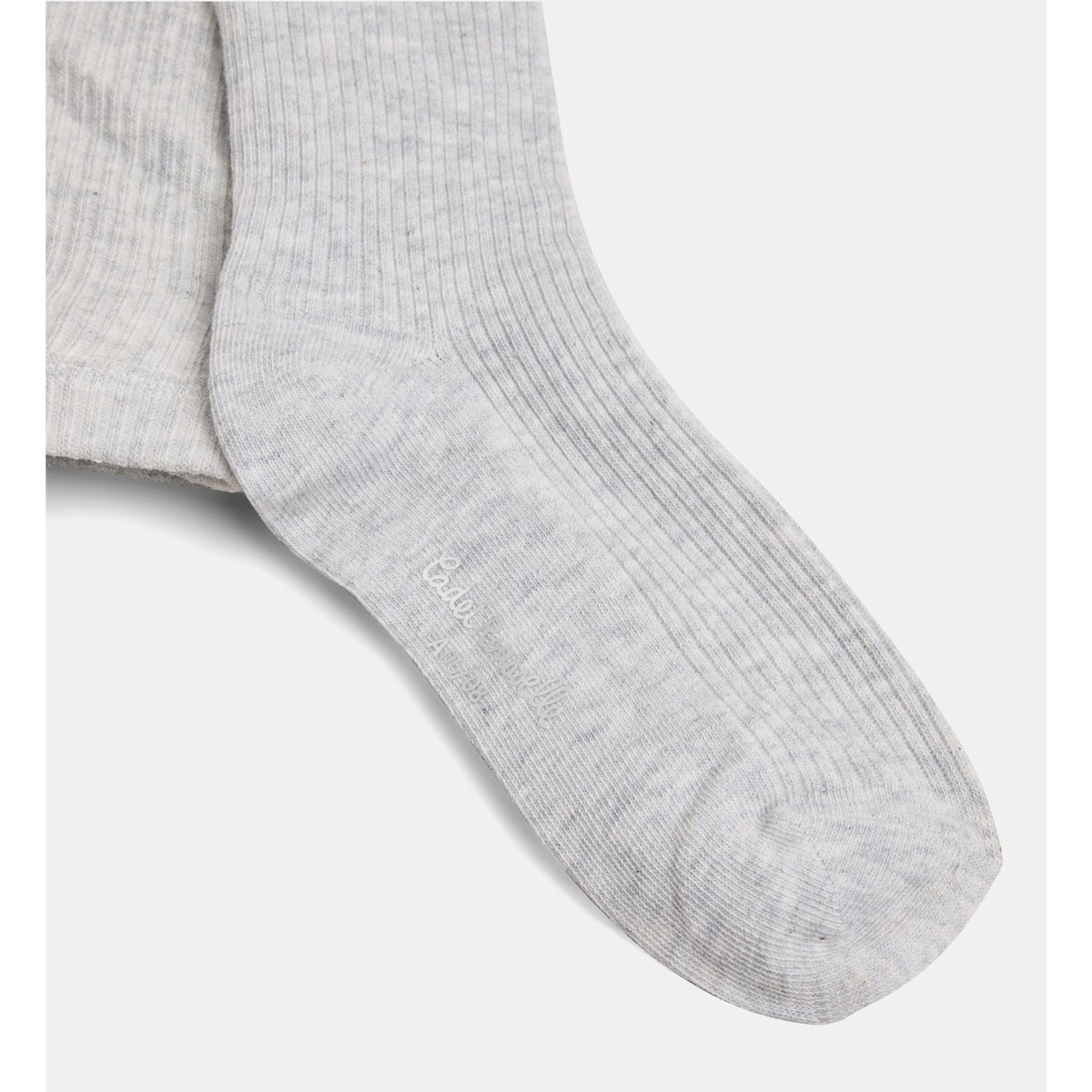 Collants tilou maille côtelée gris, CADET ROUSSELLE