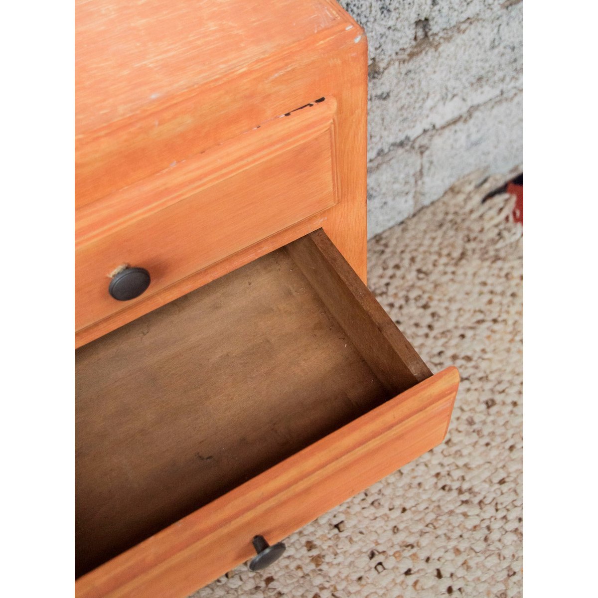 Grand semainier patiné Valery N°36 - Bon état orange, DEBONGOUT