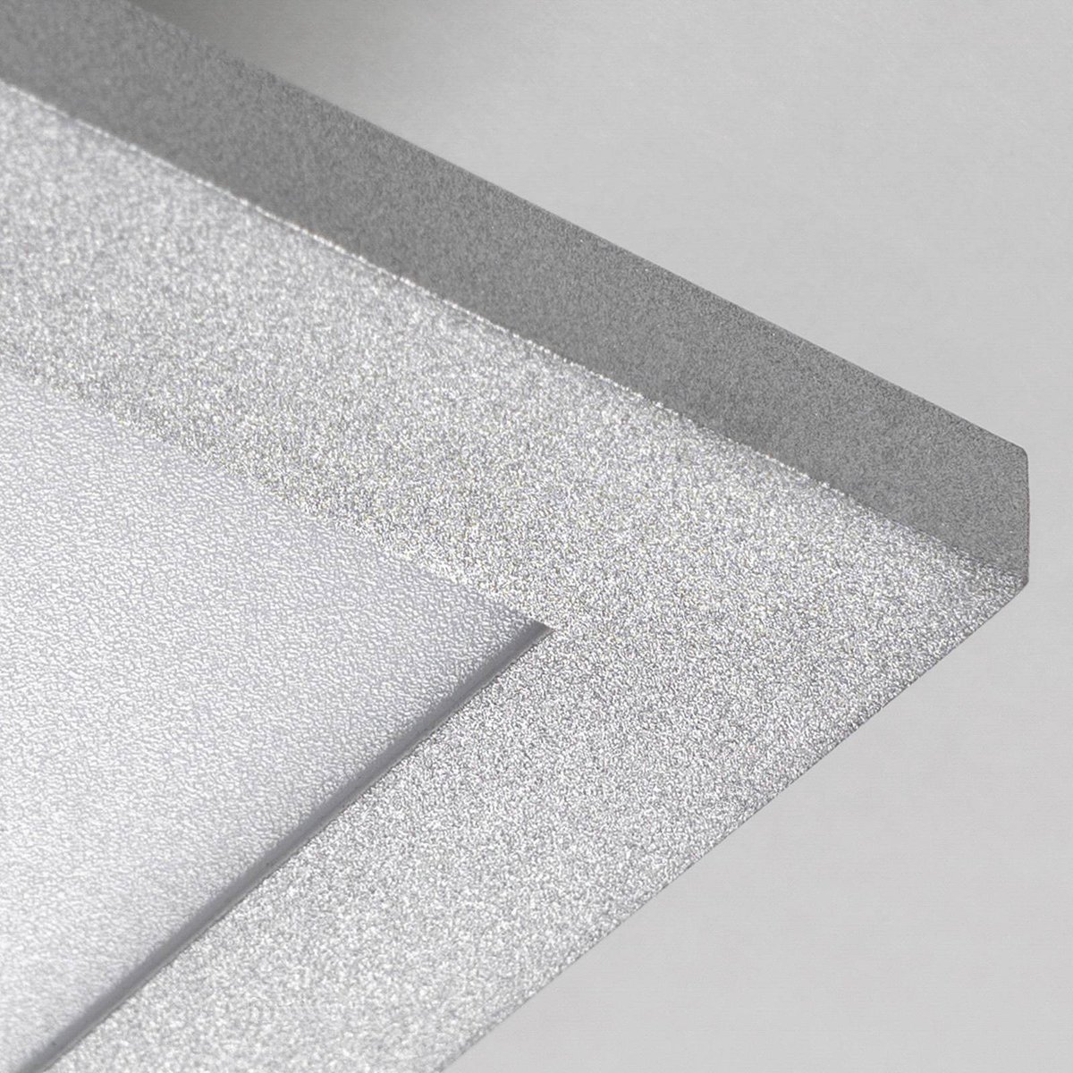 Panneau en aluminiumLED, Lysander argent, blanc, ARCCHIO