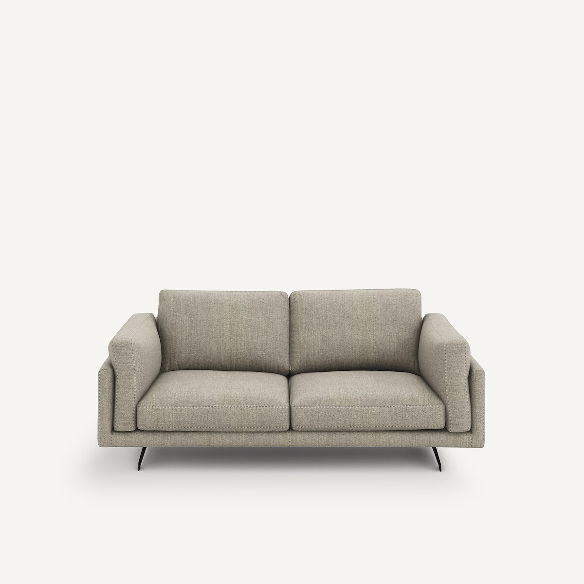Zetel in tweed, 2-zit, César naturel/lichtgrijs, AM.PM