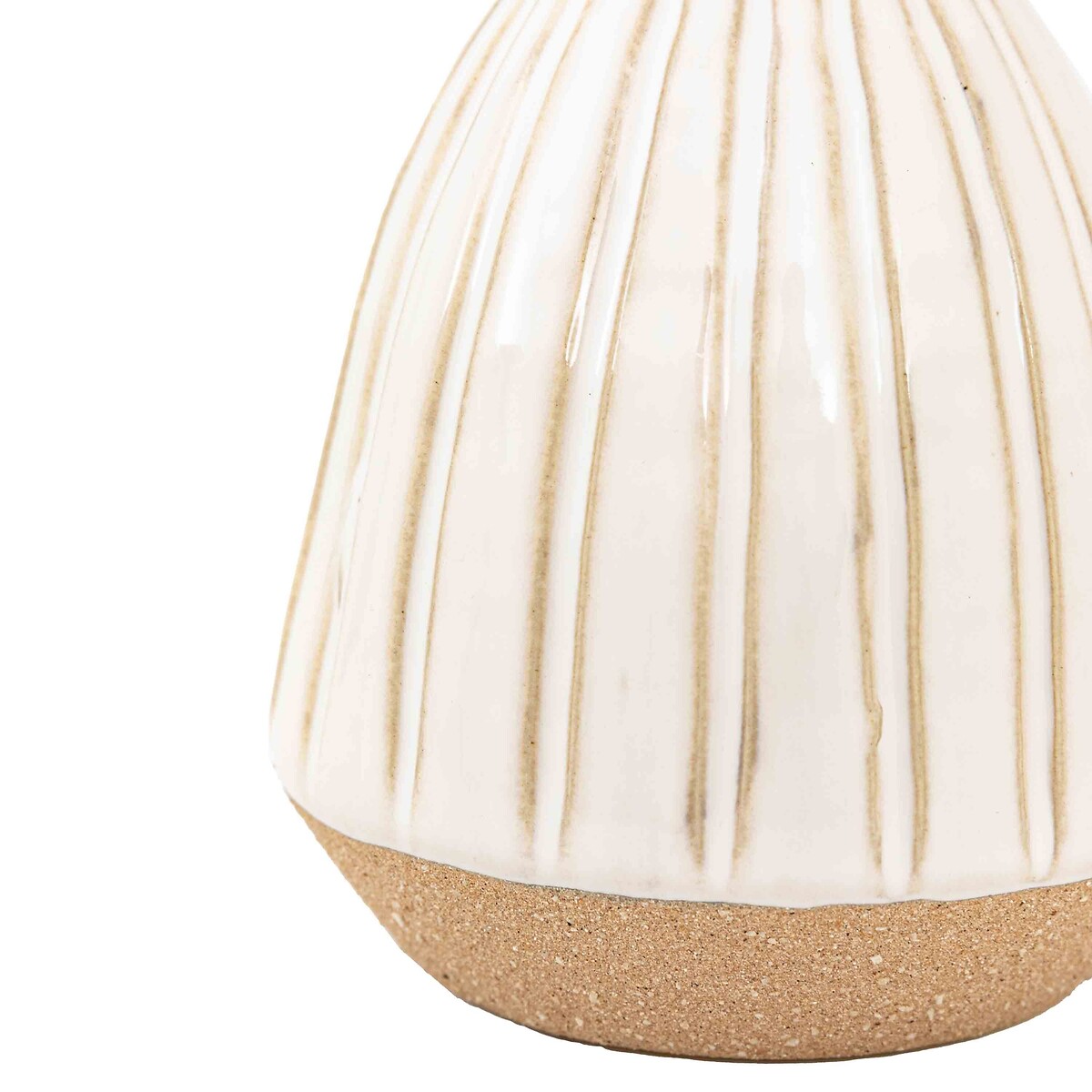21cm Ceramic Handled Vase white, ÉDITÉ