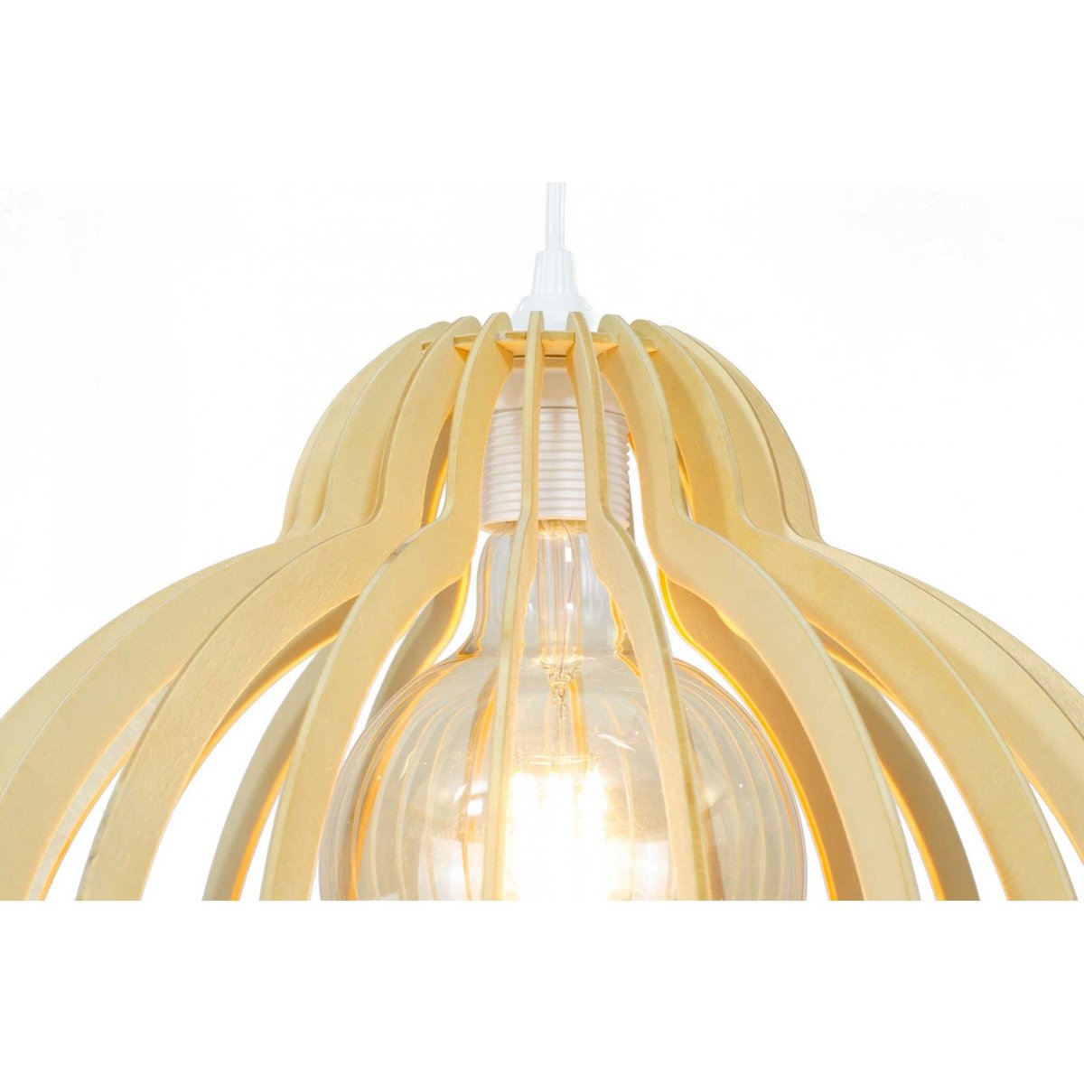 Suspension en bois de peuplier, DINOWOOD naturel, C-CREATION