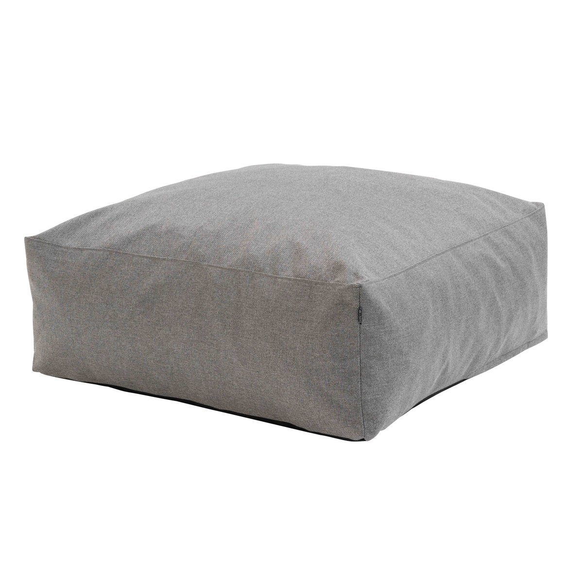 Pouf pour salon de jardin modulable, MIXI gris, OVIALA