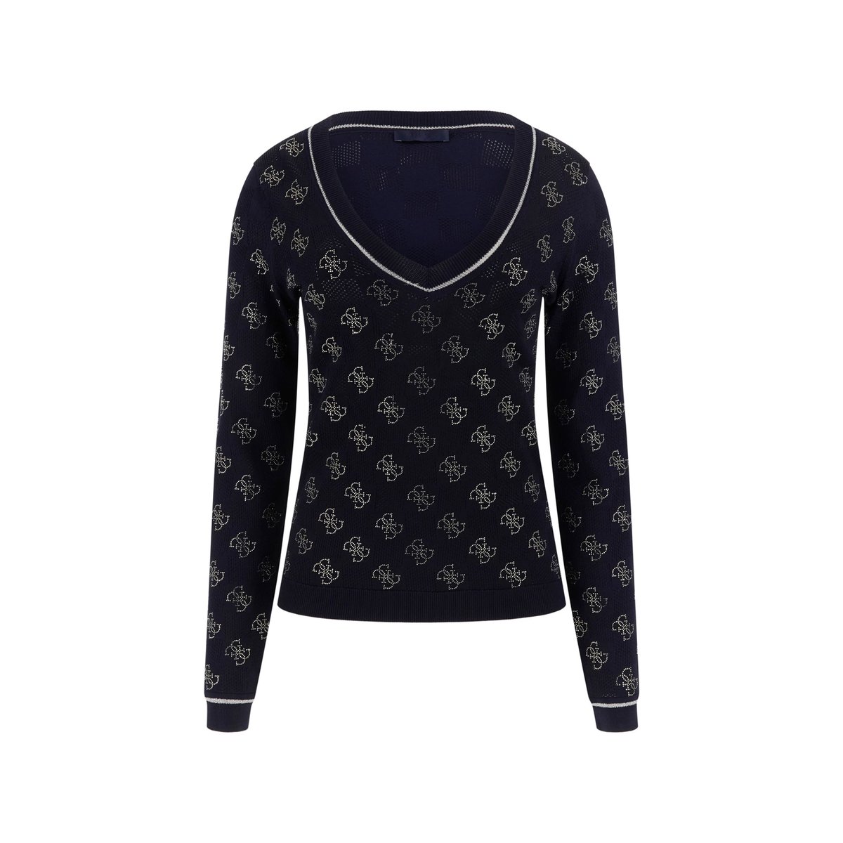 Pull Logo 4G bleu foncé, GUESS