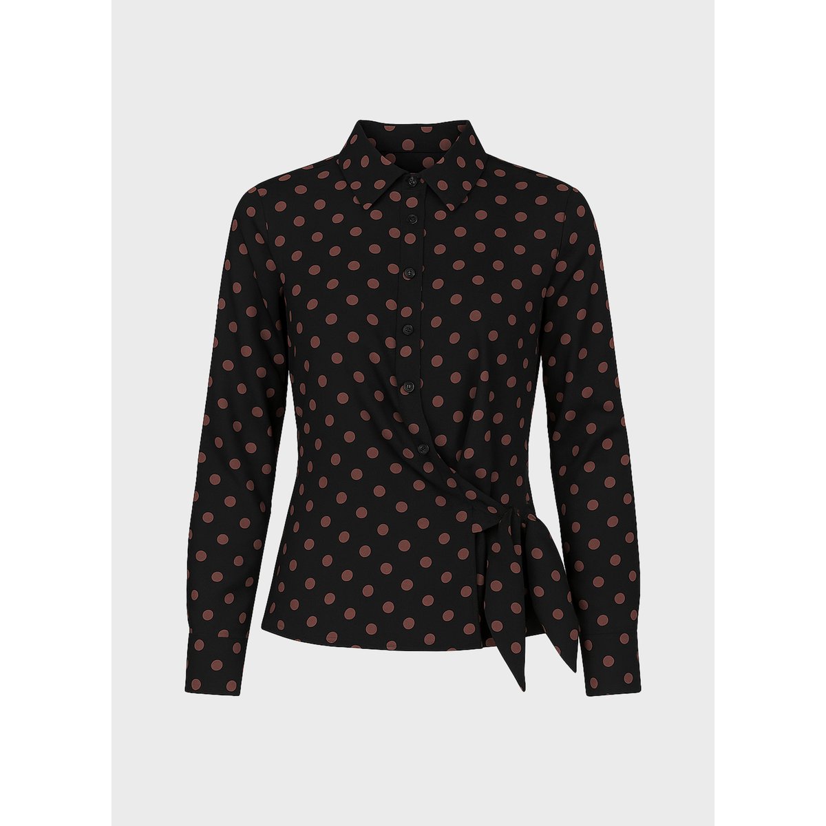 Blouse KAVIRA palinto marron, AN'GE
