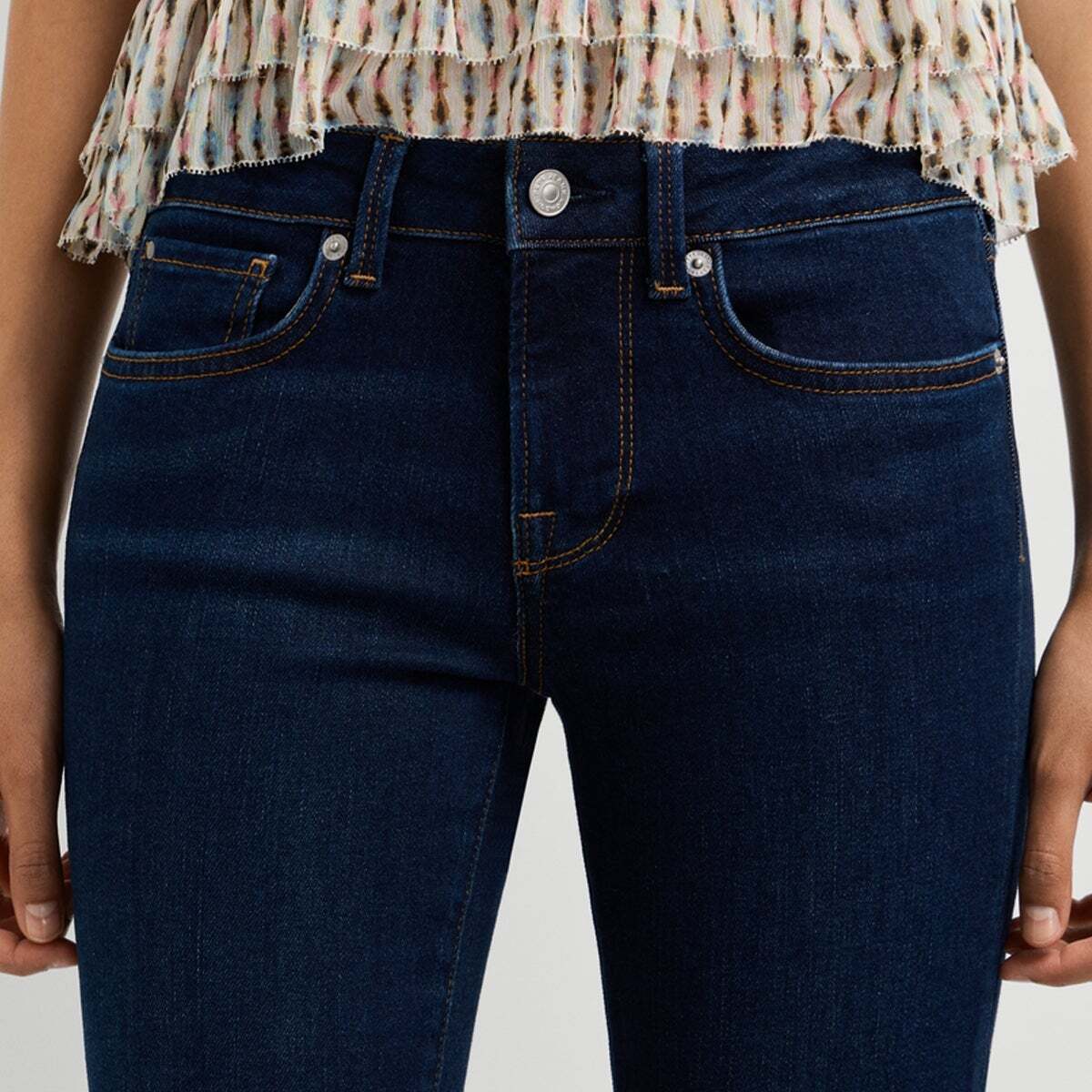 Piccadilly - Jean Coupe Bootcut, Taille Basse powerflex indigo foncé délavé, PEPE JEANS