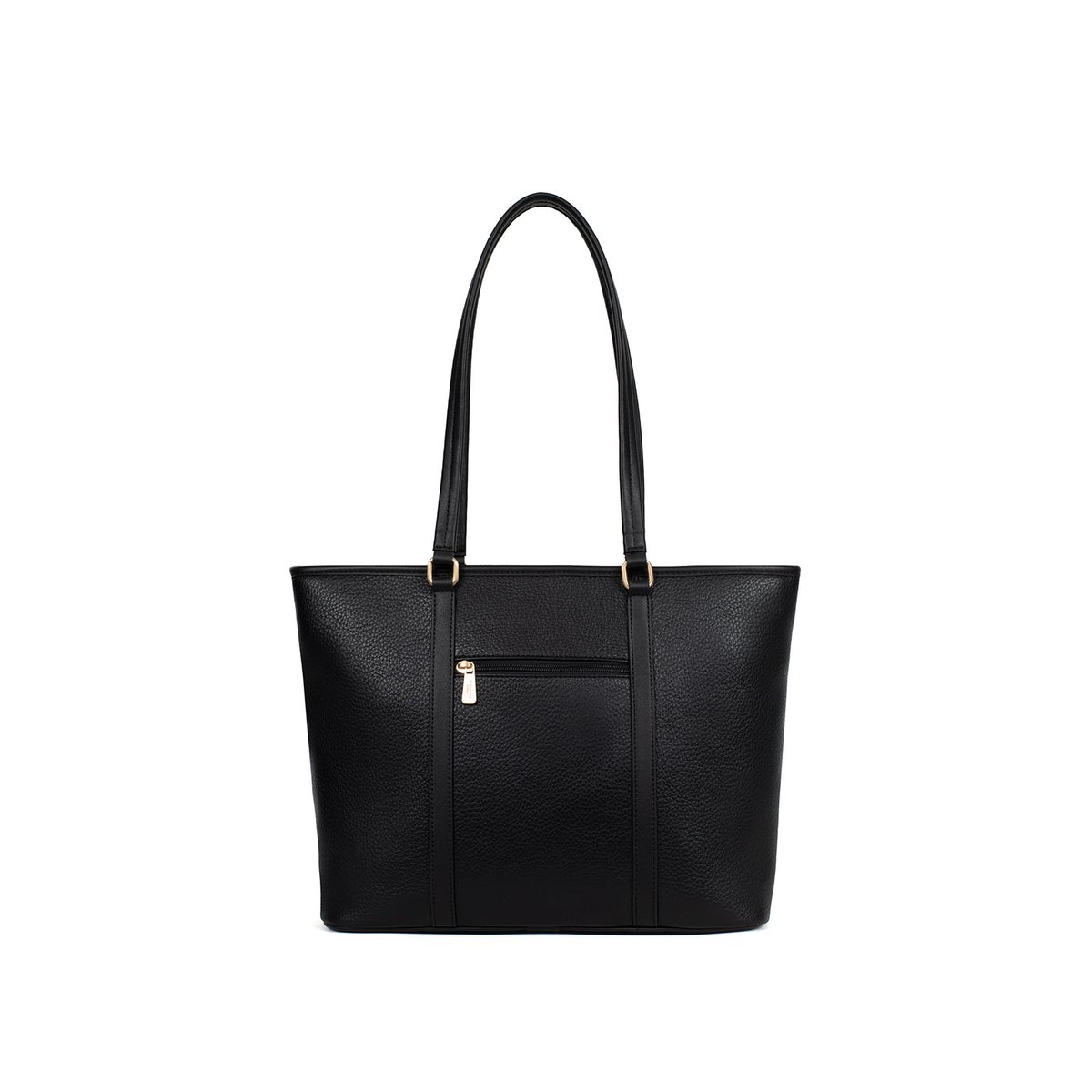 Sac cabas porté épaule  ELLA noir, HEXAGONA