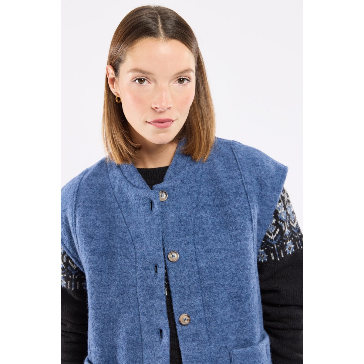 Veste sans manche Heritage - laine obscur, ARMOR-LUX