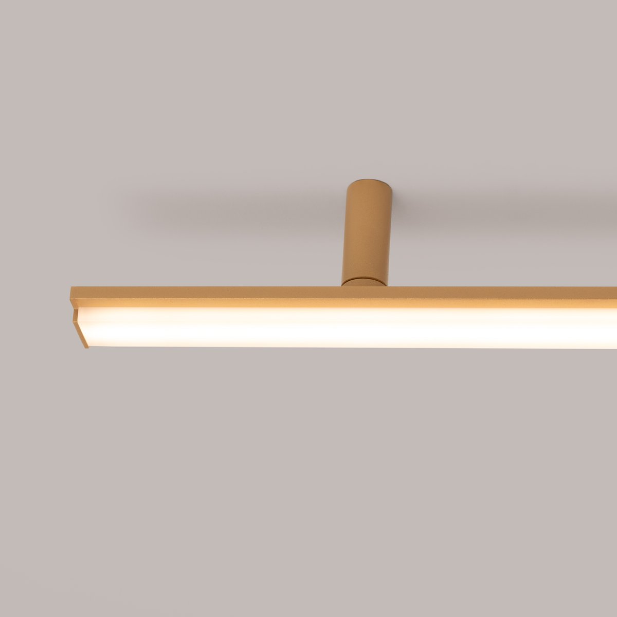 Plafonnier Aluminium Doré LED 2 Lagom doré, EDEN