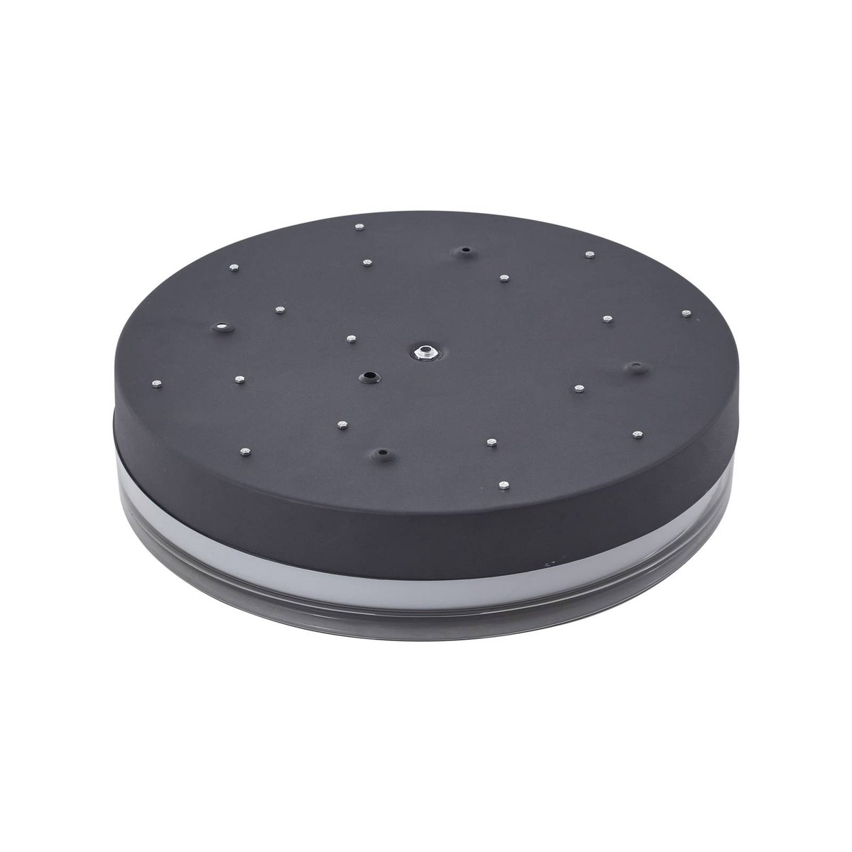 Plafonnier  moderneLED, Aldorin noir sable, blanc, LINDBY