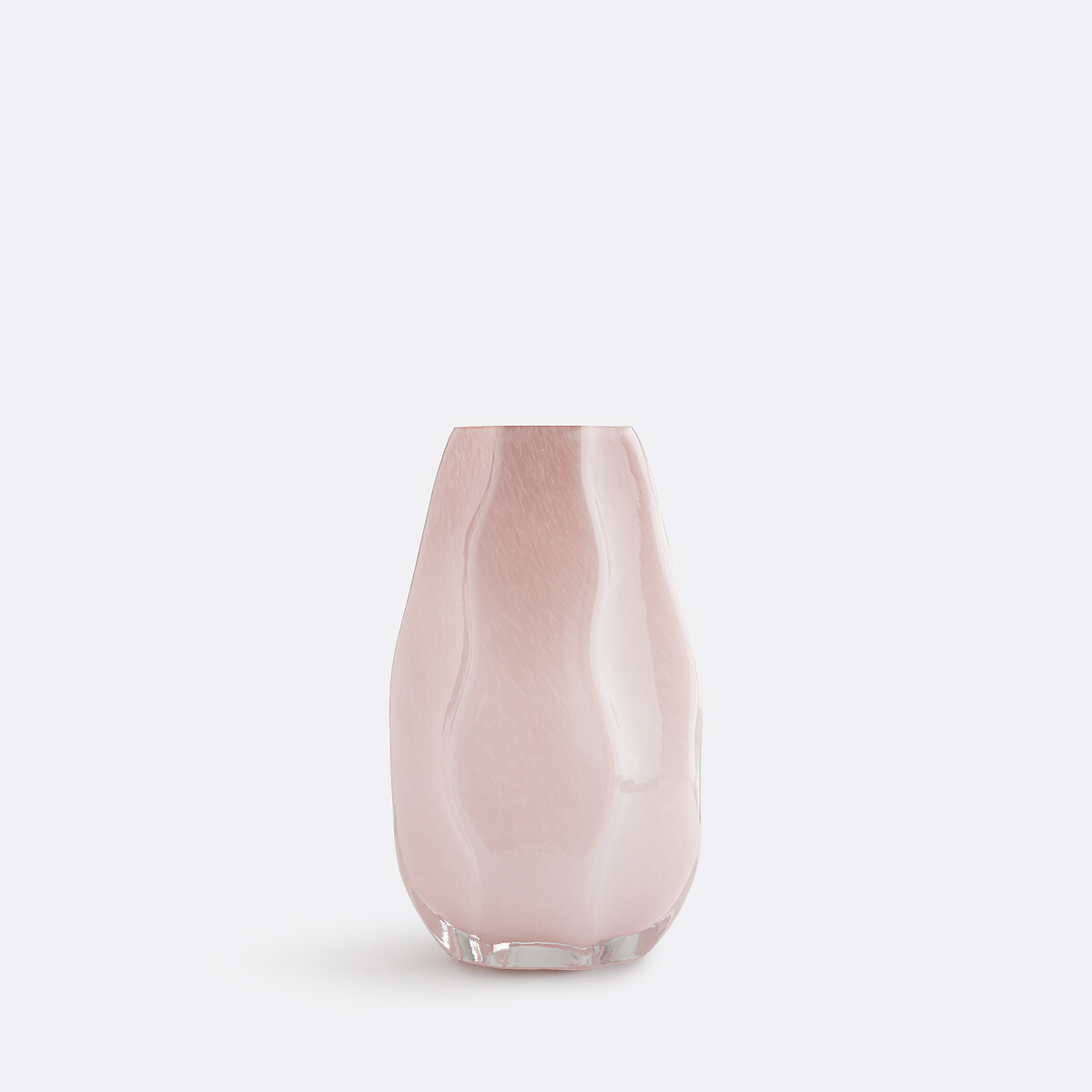Vase en verre H22 cm, Losie rose, LA REDOUTE INTERIEURS