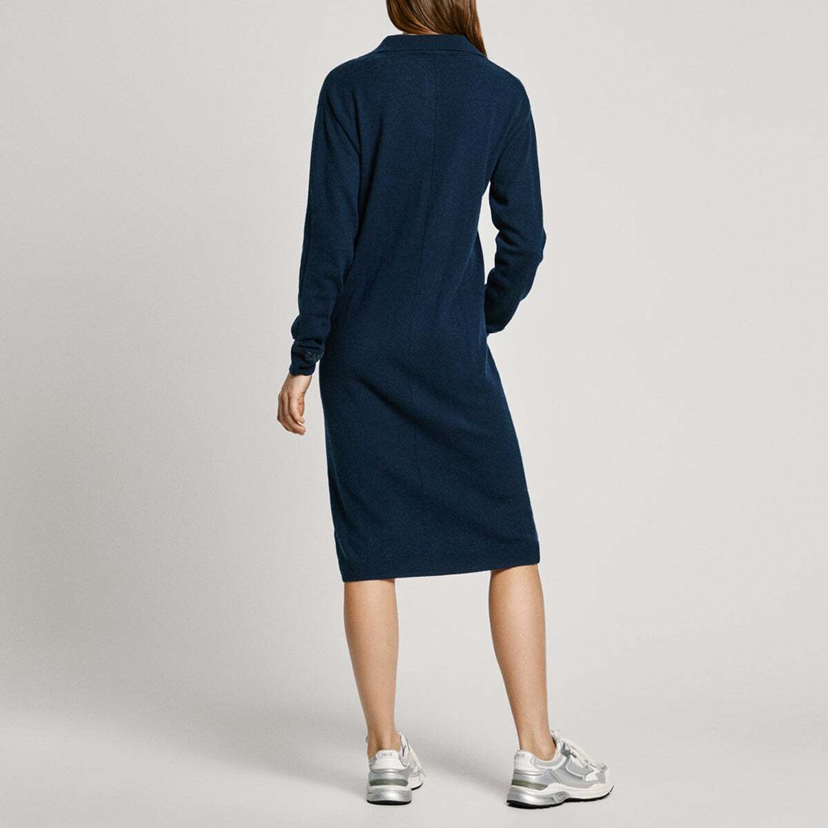 Robe Midi À Col Polo bleu dulwich, PEPE JEANS