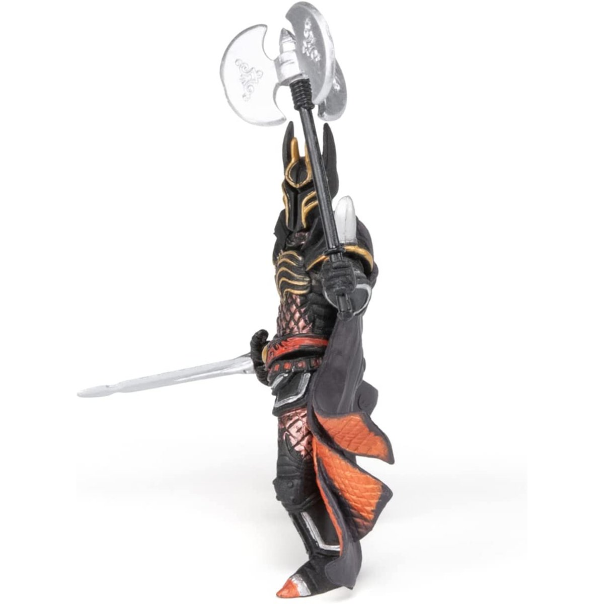 Figurine Chevalier triple hache noir, PAPO