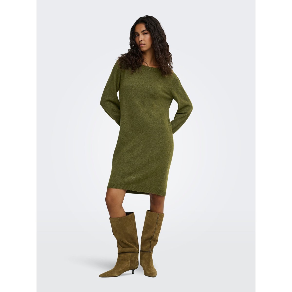Robe En Maille dark olive, JDY