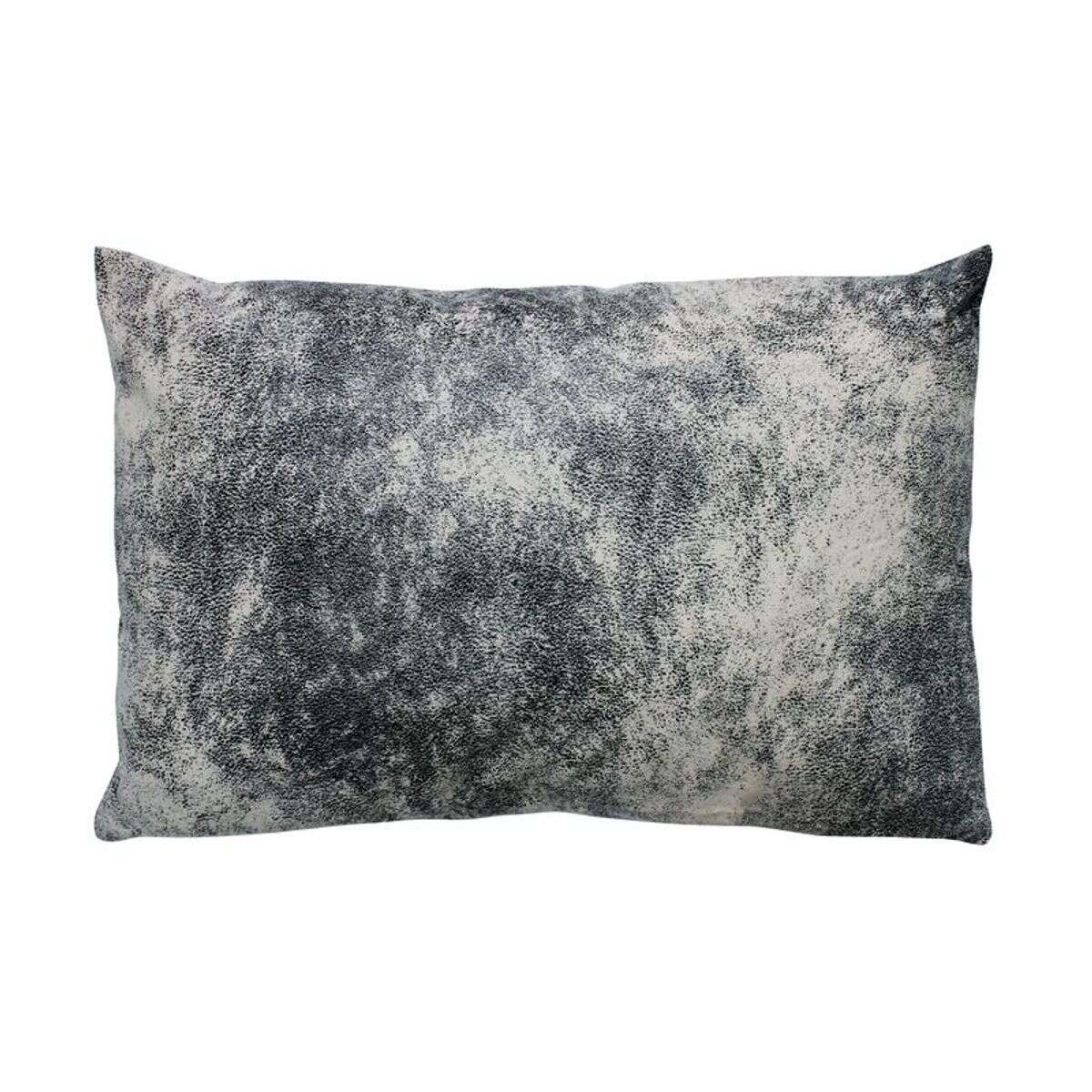 Coussin déhous aspect cuir HAVANE blanc, THE DECO FACTORY