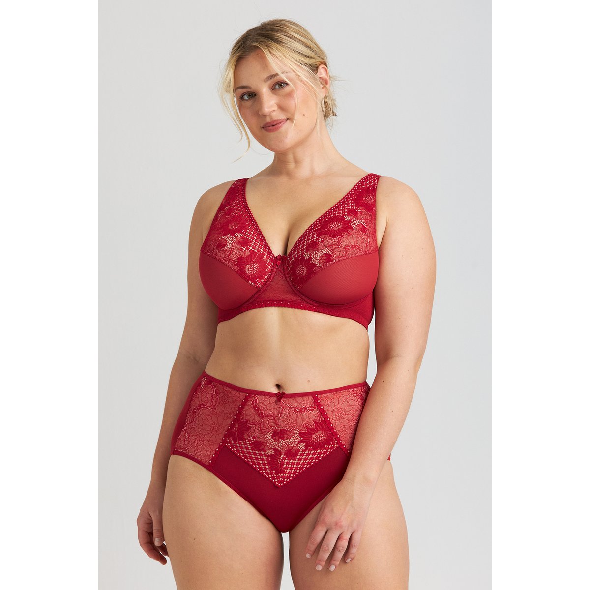 Soutien-Gorge LACE CHARM rouge, MISS MARY OF SWEDEN