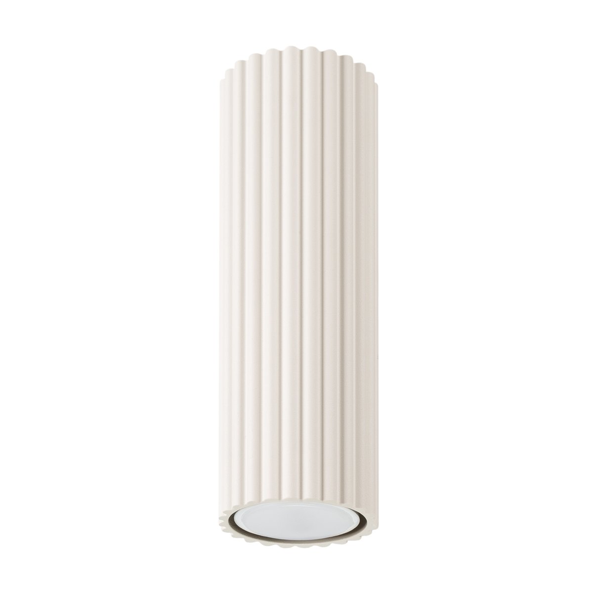 Plafonnier Aluminium Beige GU10 1 Karbon 20 beige, EDEN