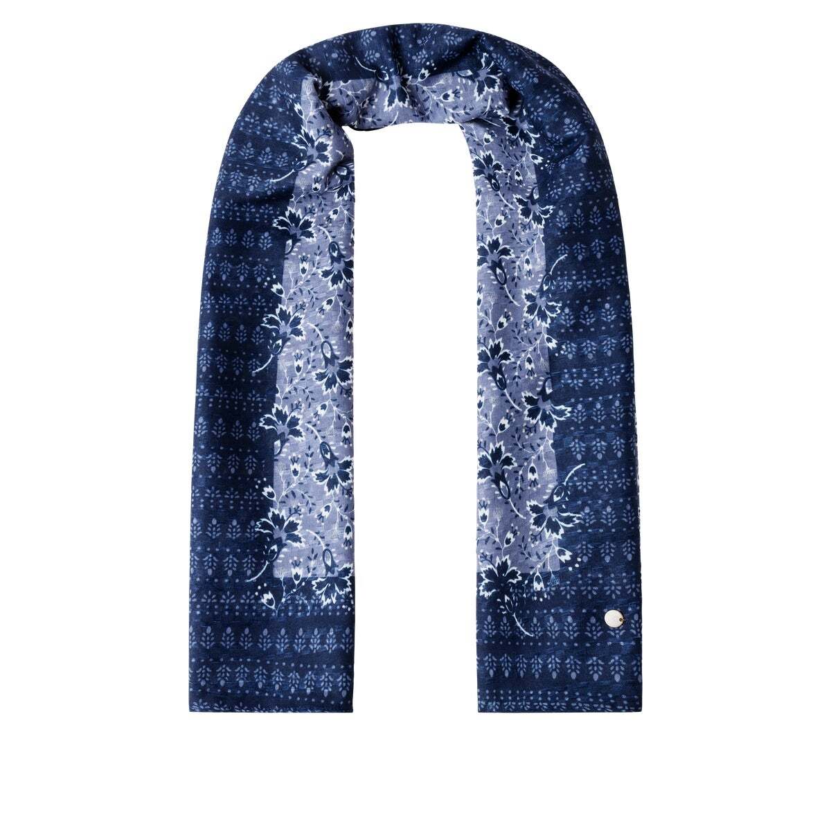 Foulard À Imprimé Floral bleu amiral, PEPE JEANS