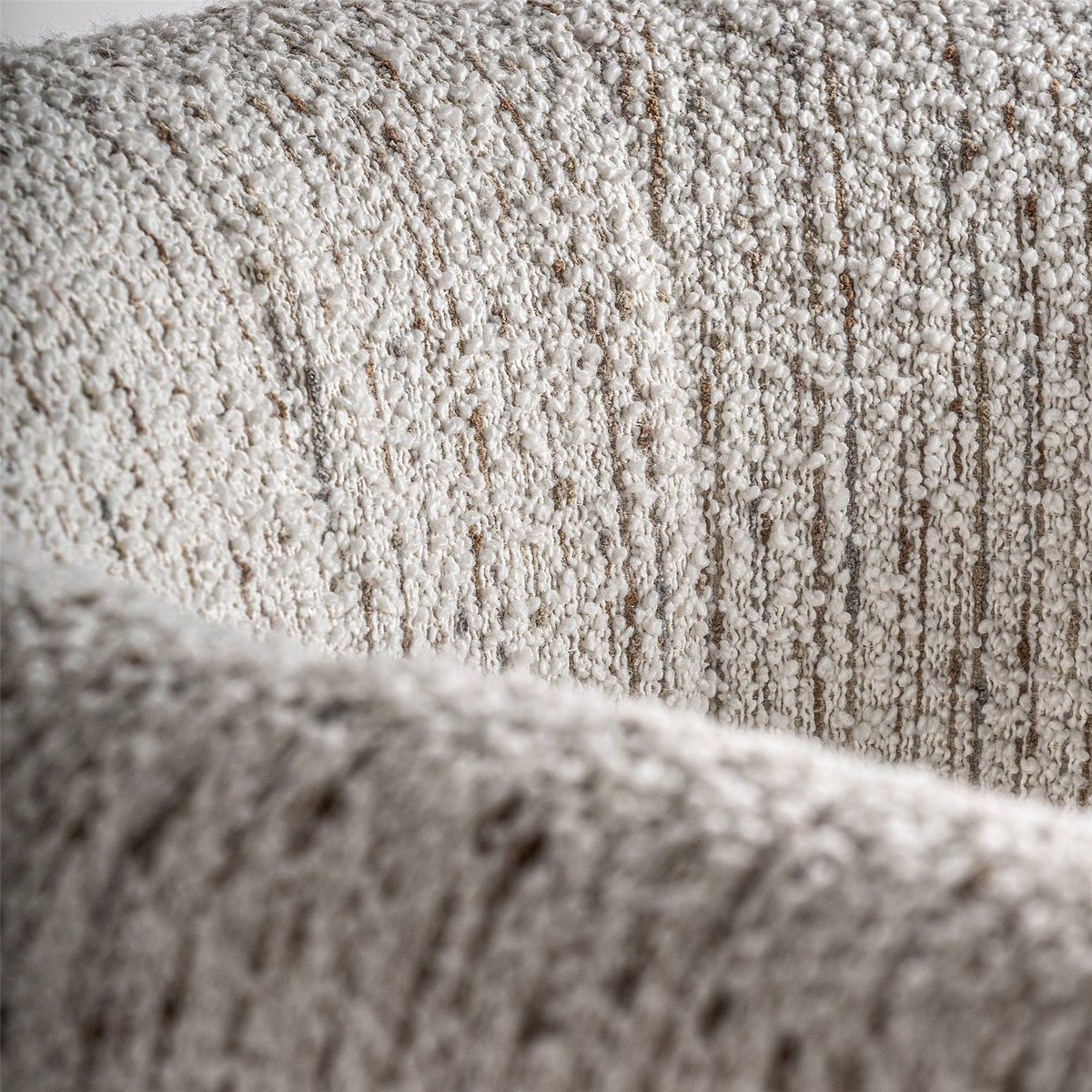 Fauteuil art déco en pin massif style vintage blanc cassé effet bois naturel, RECOLLECTION