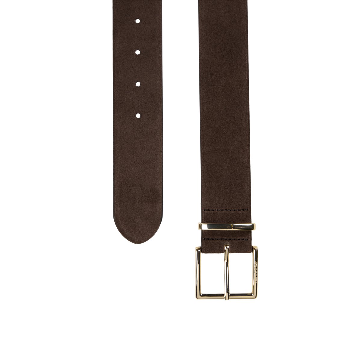 Ceinture modèle Gjesa en cuir velours gris, MARC O'POLO