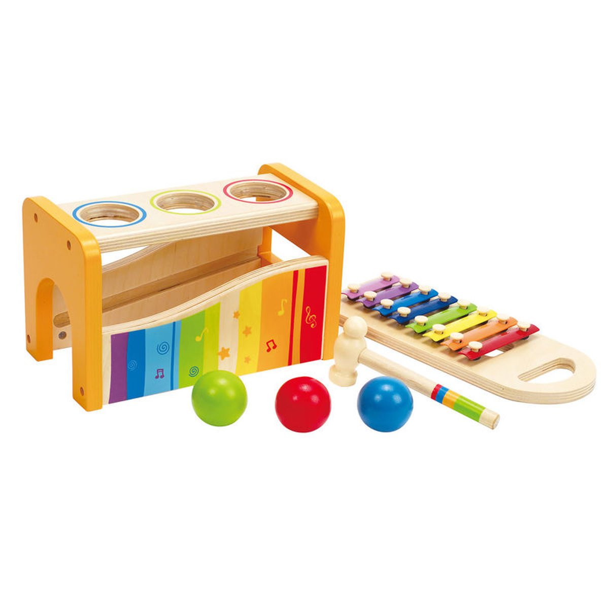 Boîtier à marteler et à tapoter multicolore, HAPE