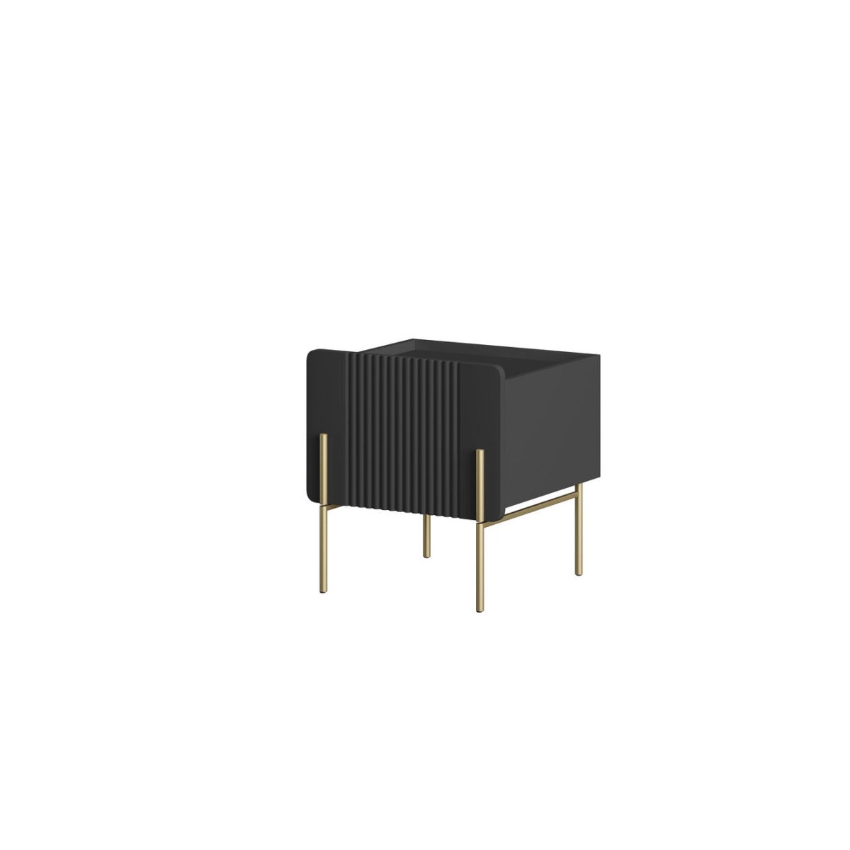 Table de chevet , MATHILDE noir, BOBOCHIC