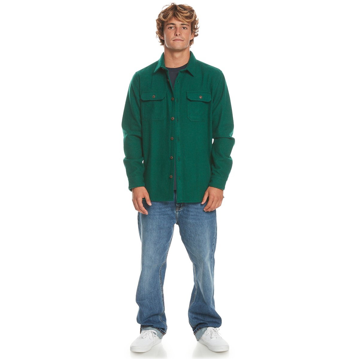 Chemise manches longues SALTERHILL vert greener pastures, QUIKSILVER