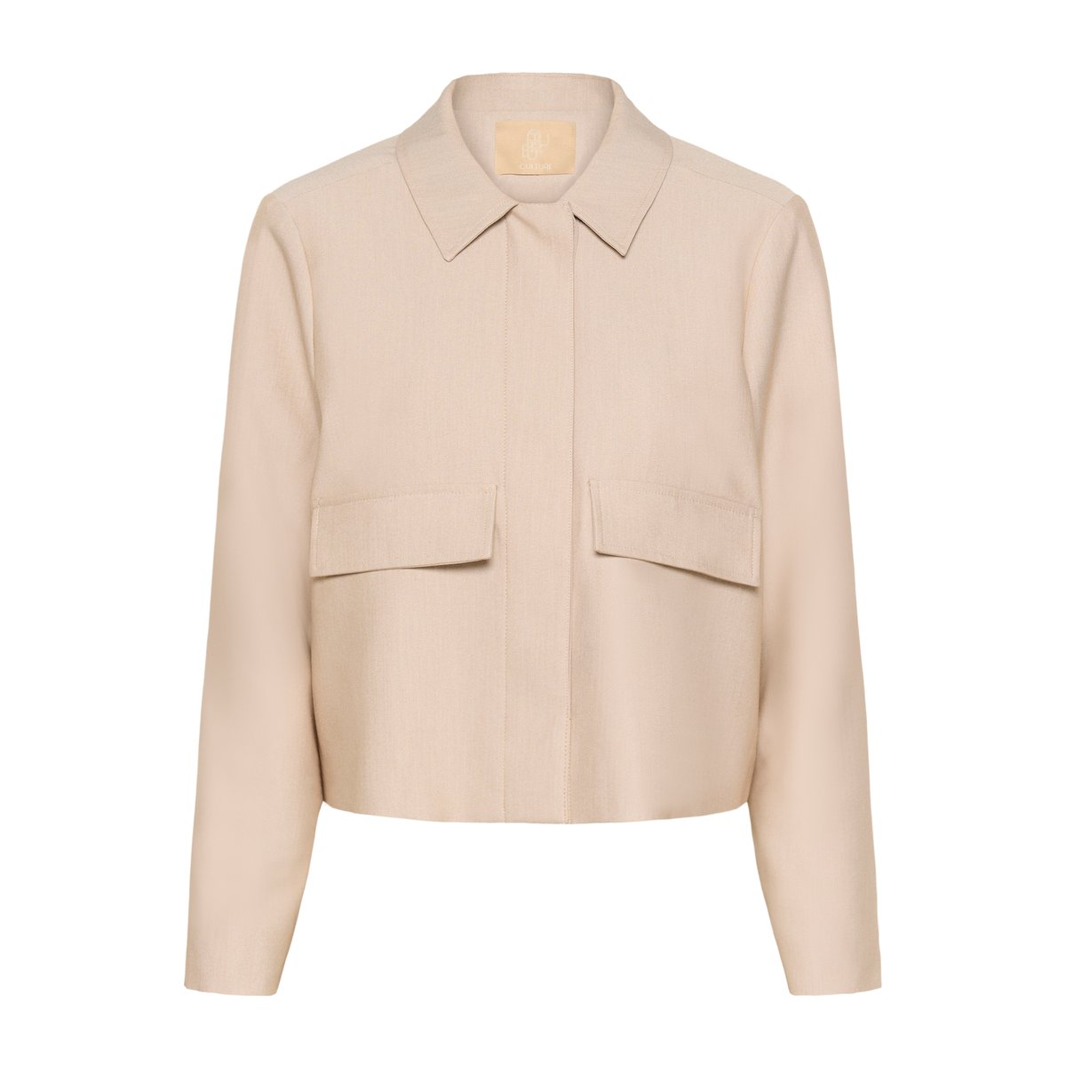 Manteau beige dune melange, CULTURE