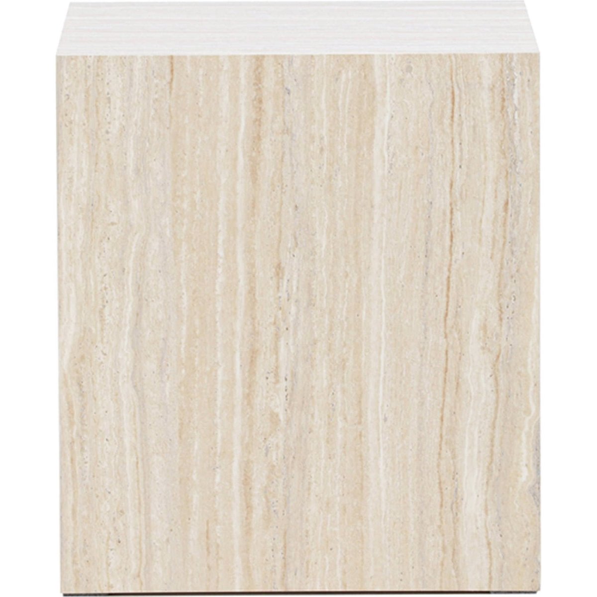 Table basse carrée en bois DISPECT rose, RECOLLECTION