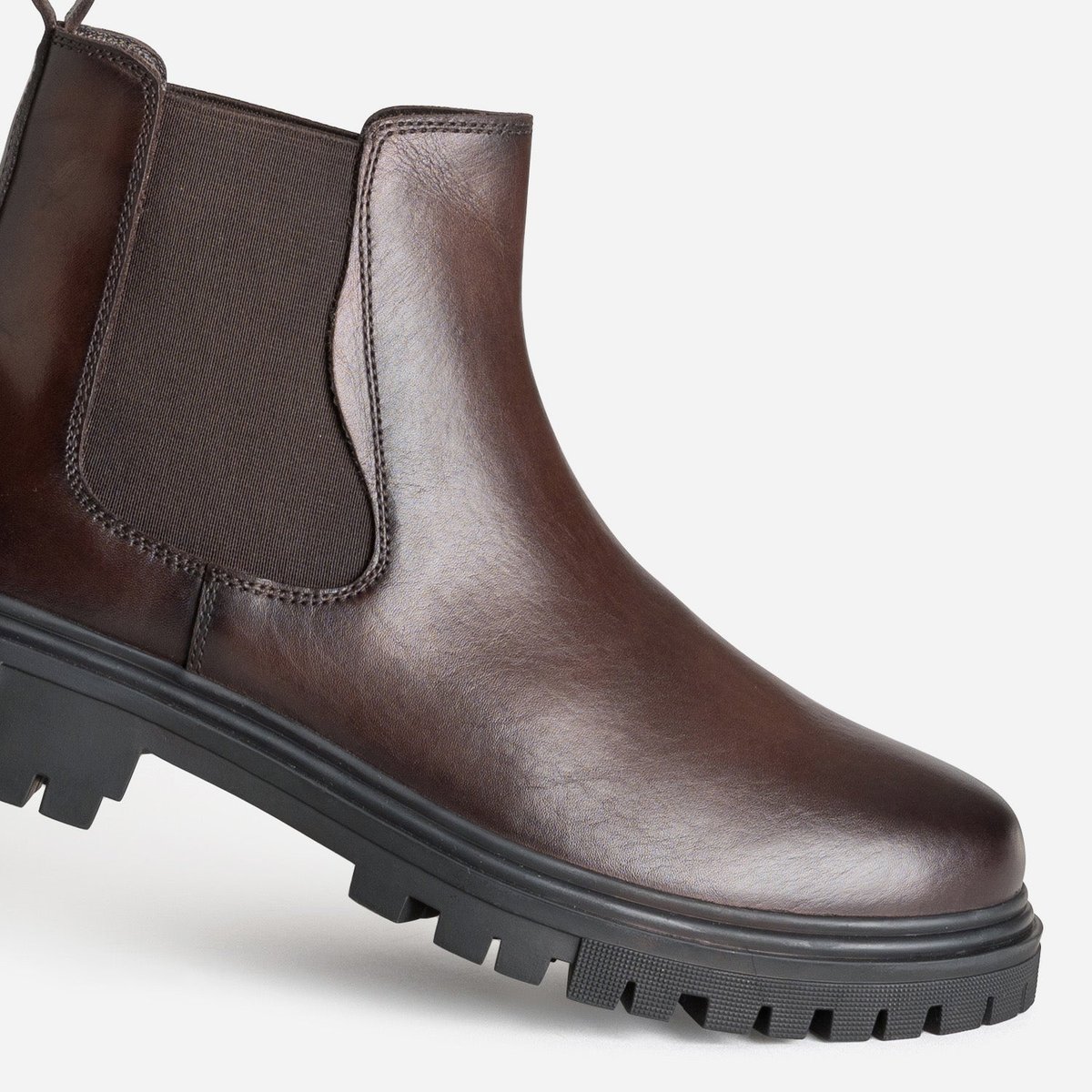Boots en cuir LEOPOLD marron, ERAM