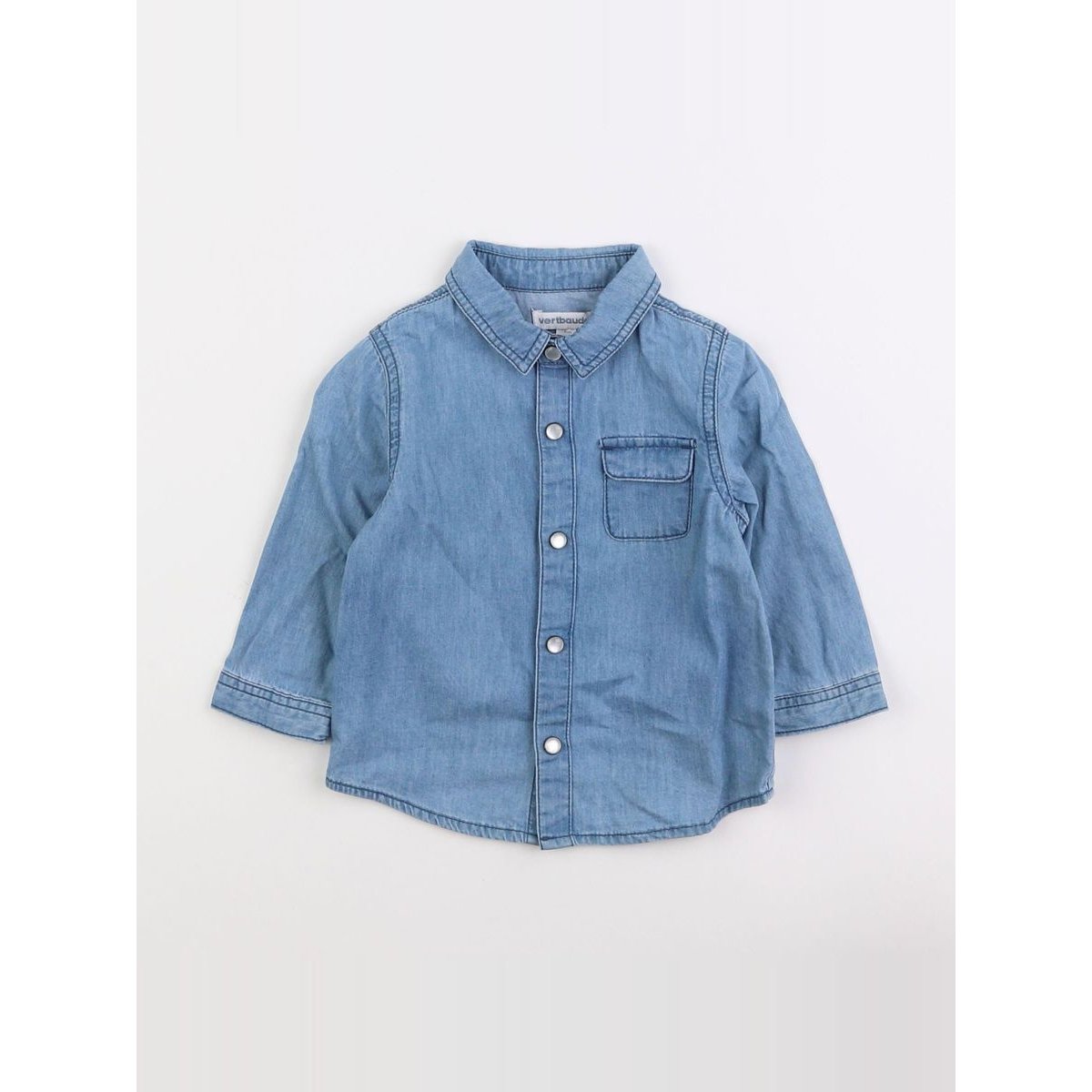 Chemise - Très bon état bleu, VERTBAUDET