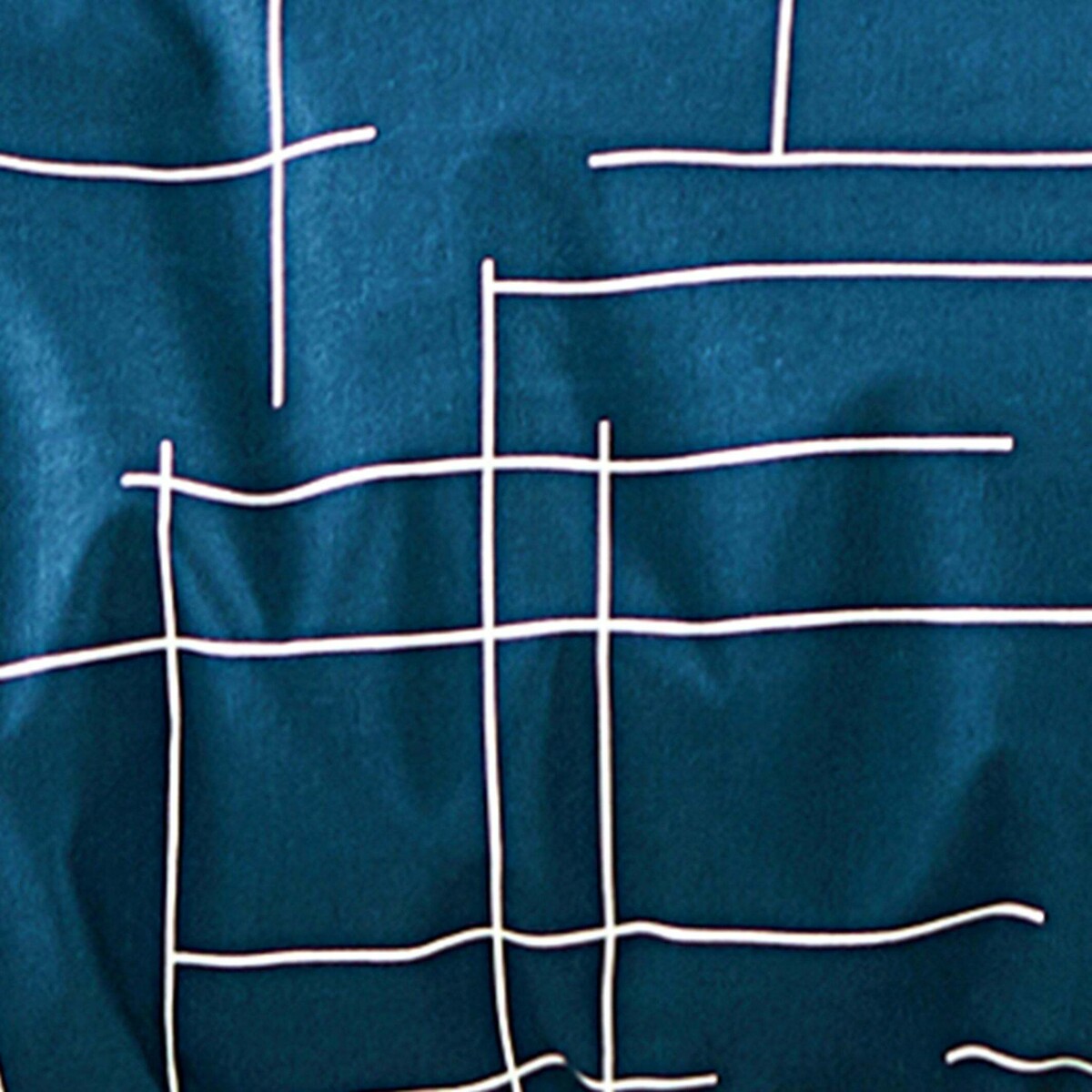 Housse de couette réversible, Charline bleu prusse, LA REDOUTE INTERIEURS