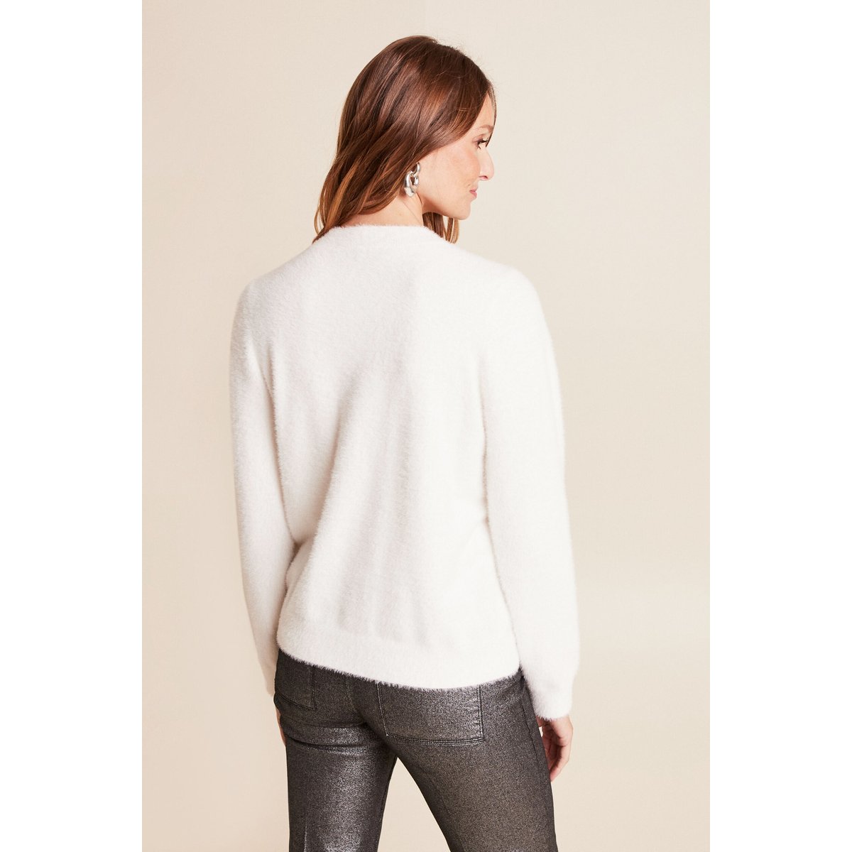 Pull manches longues ecru, BREAL