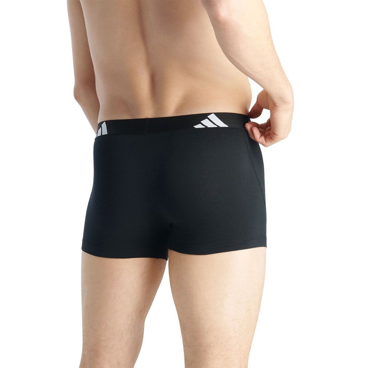Lot de 3 boxers unis Active Flex Cotton noir, ADIDAS SPORTSWEAR