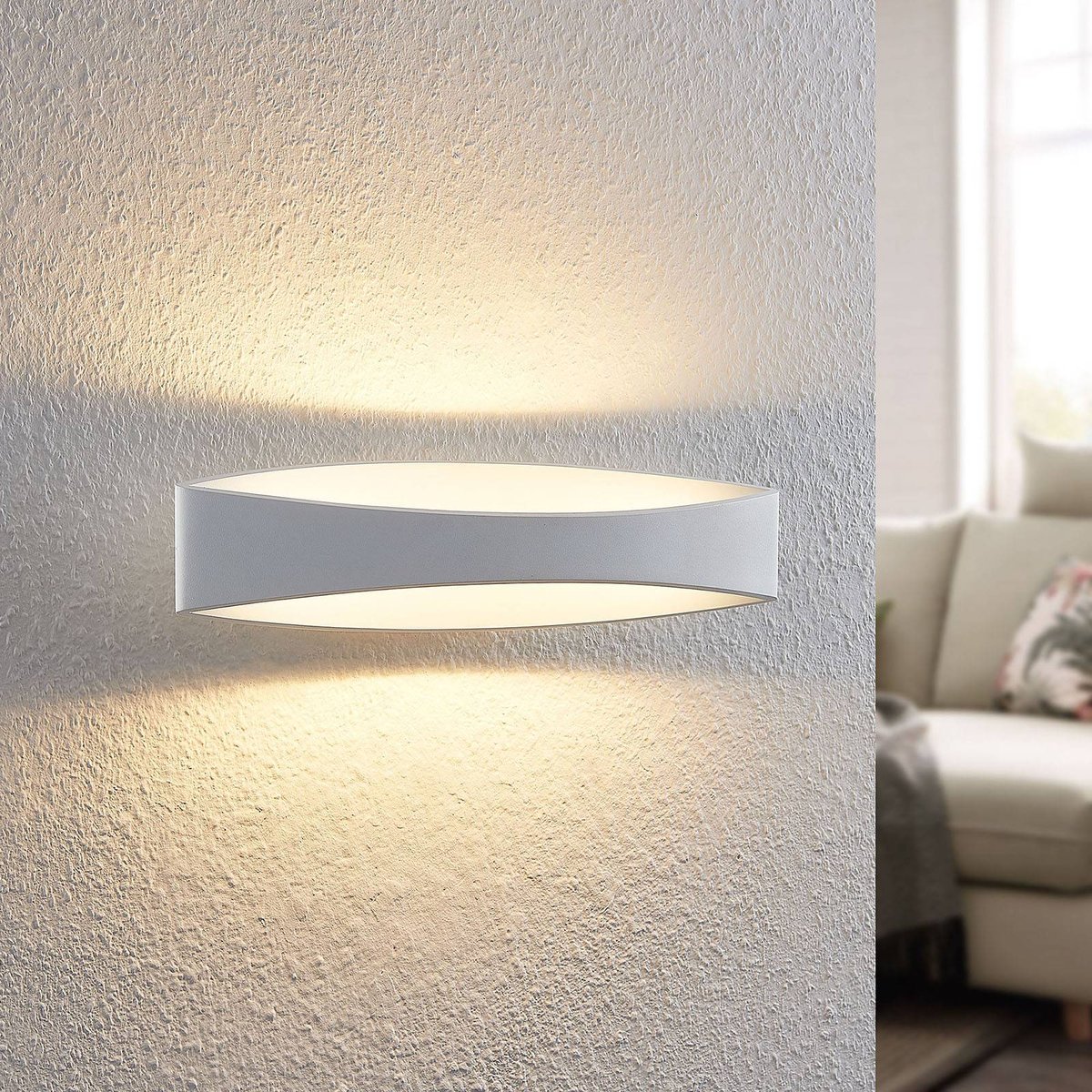 Applique en aluminium moderneLED, Jelle blanc, ARCCHIO