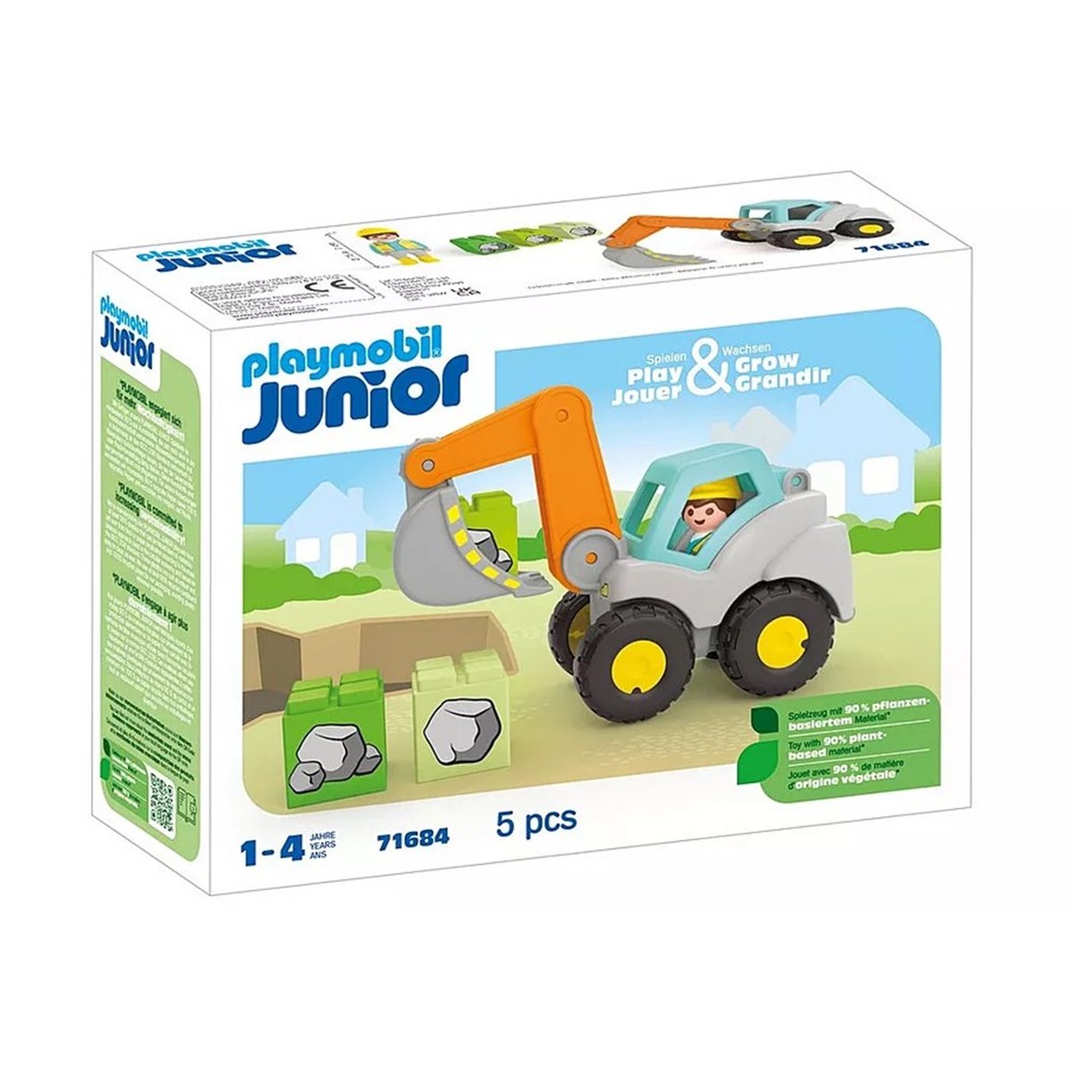 Junior Pelleteuse multicolore, PLAYMOBIL