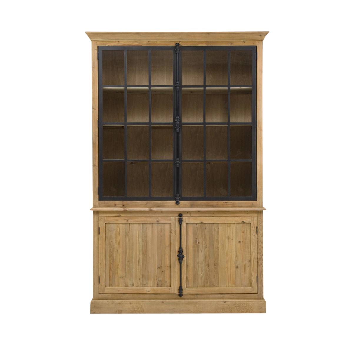 Vaisselier en bois recyclé GARANCE bois clair, MADE IN MEUBLES 