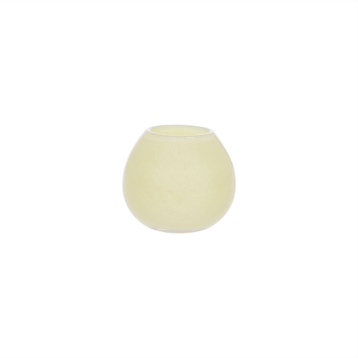 Vase en verre LIVING blanc, OYOY LIVING DESIGN