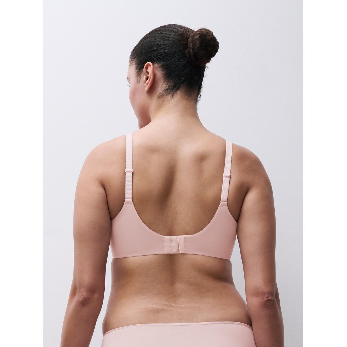Soutien-gorge moulé emboîtant OSMOSE vieux rose, CHANTELLE
