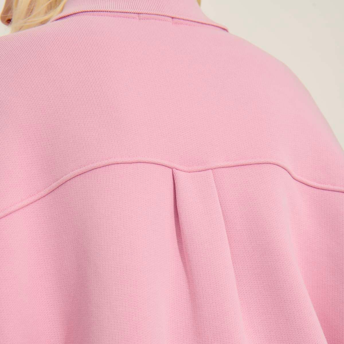 Polo manches courtes en coton organique PRISCA bubblegum, BENSIMON